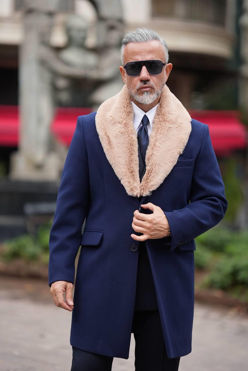 THREE BUTTON FUR COAT