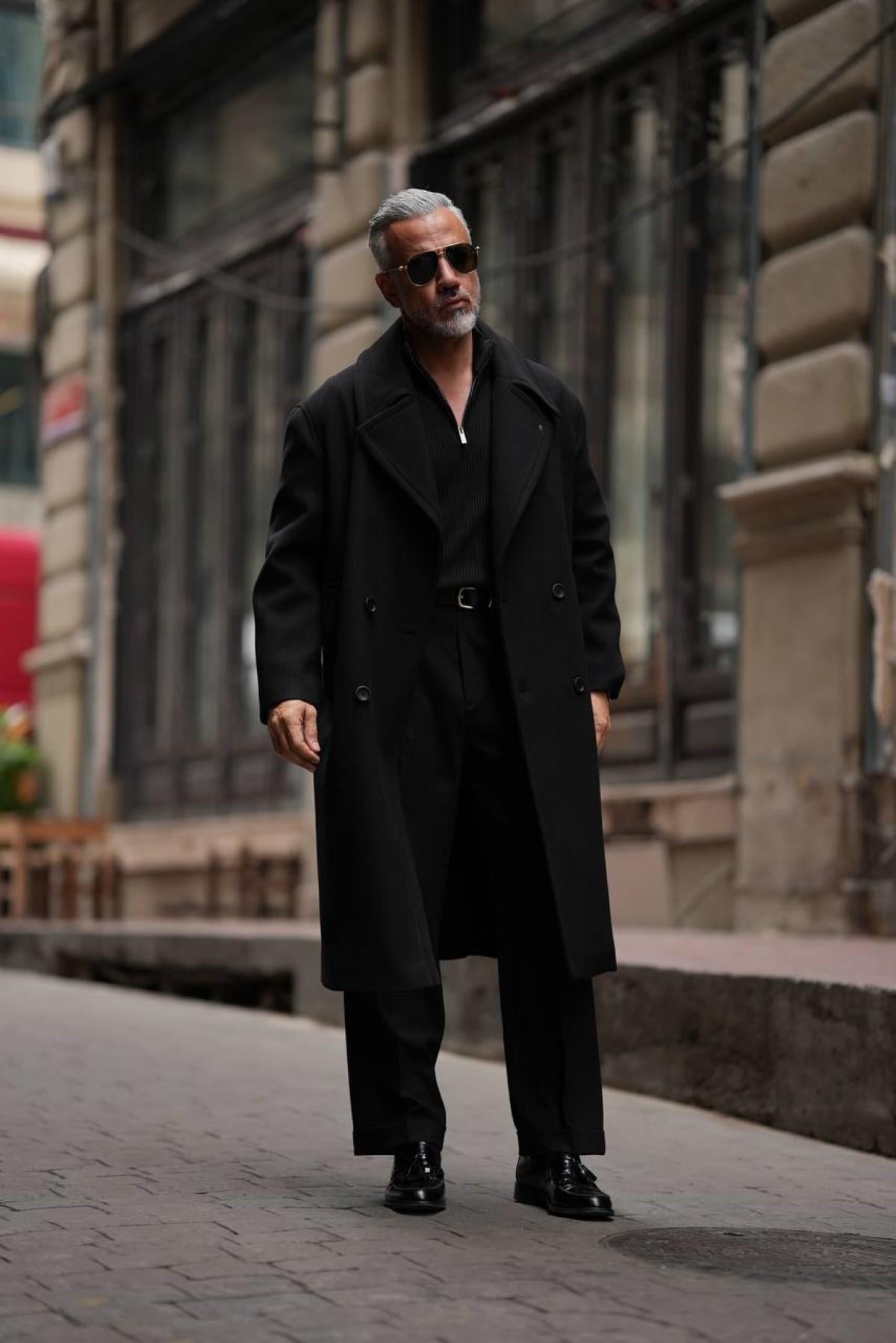  UZUN KRUVAZE OVERSIZE KABAN 