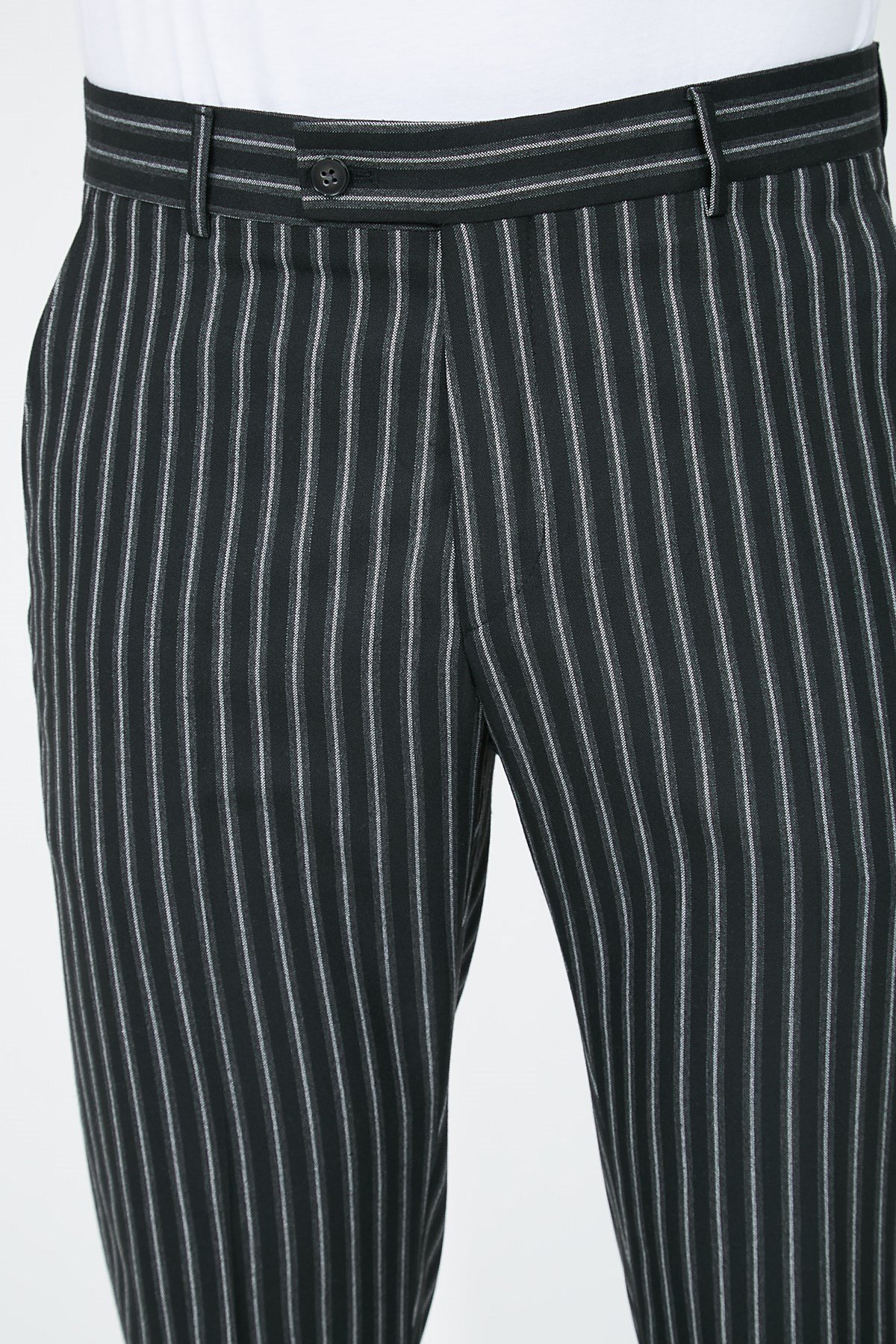 3592 ÇİZGİLİ DUBLE PAÇA PANTOLON