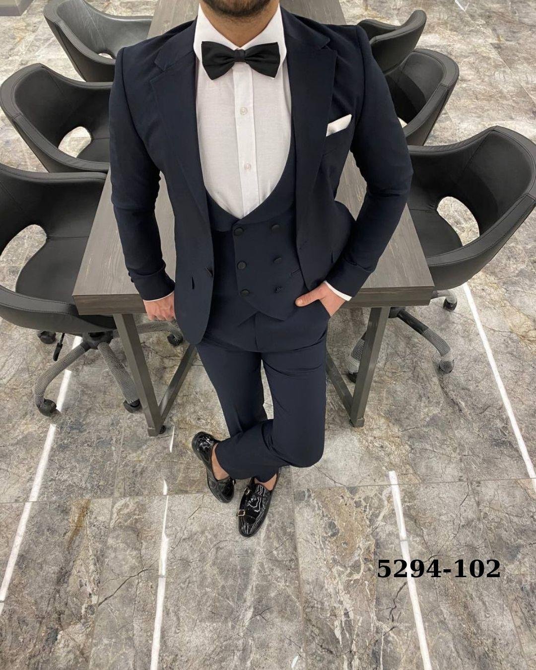 5294 DAMATLIK YELEKLİ TAKIM ELBİSE