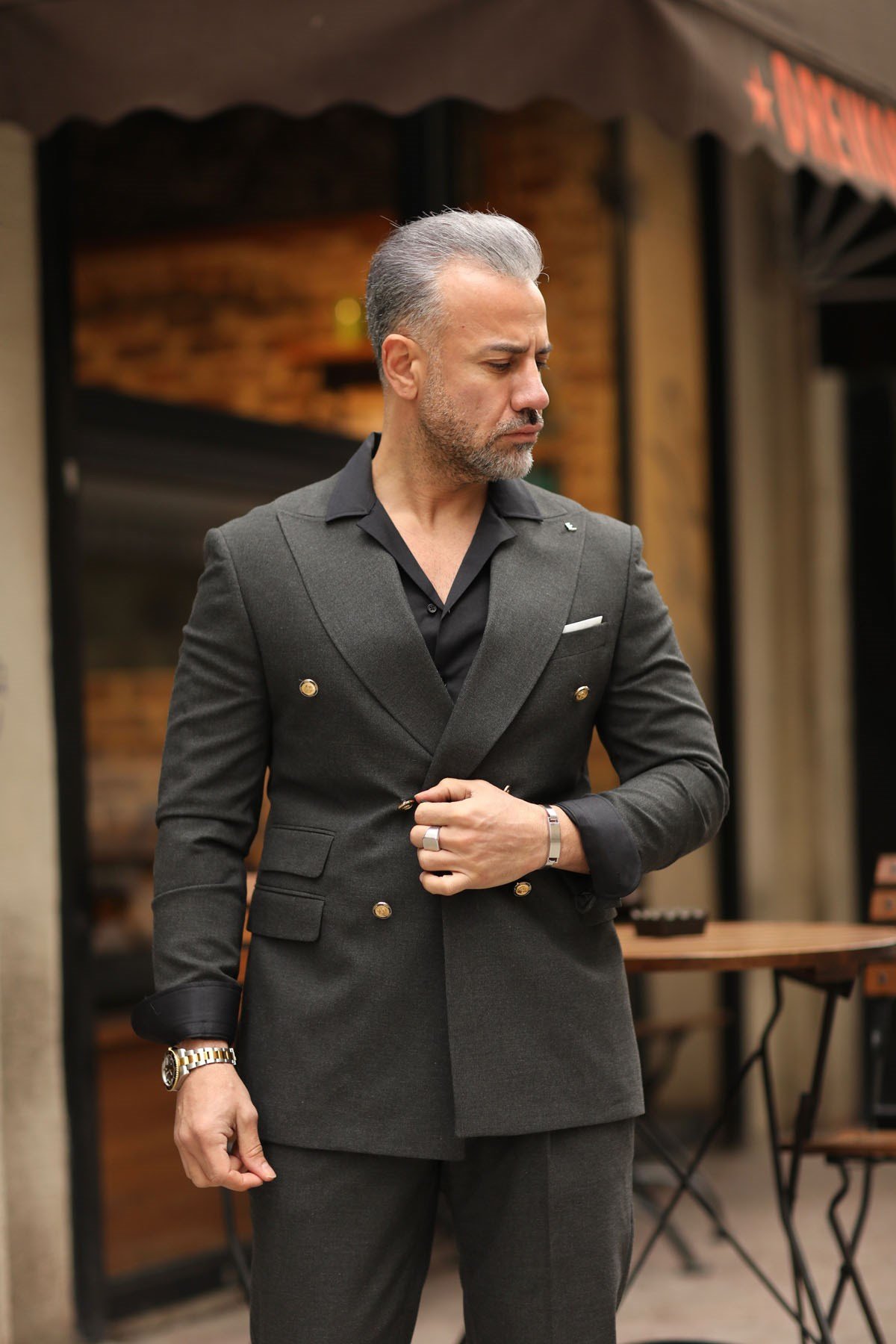 5893 PANTOLONU ÇİFT PİLELİ KRUVAZE  TAKIM ELBİSE FV