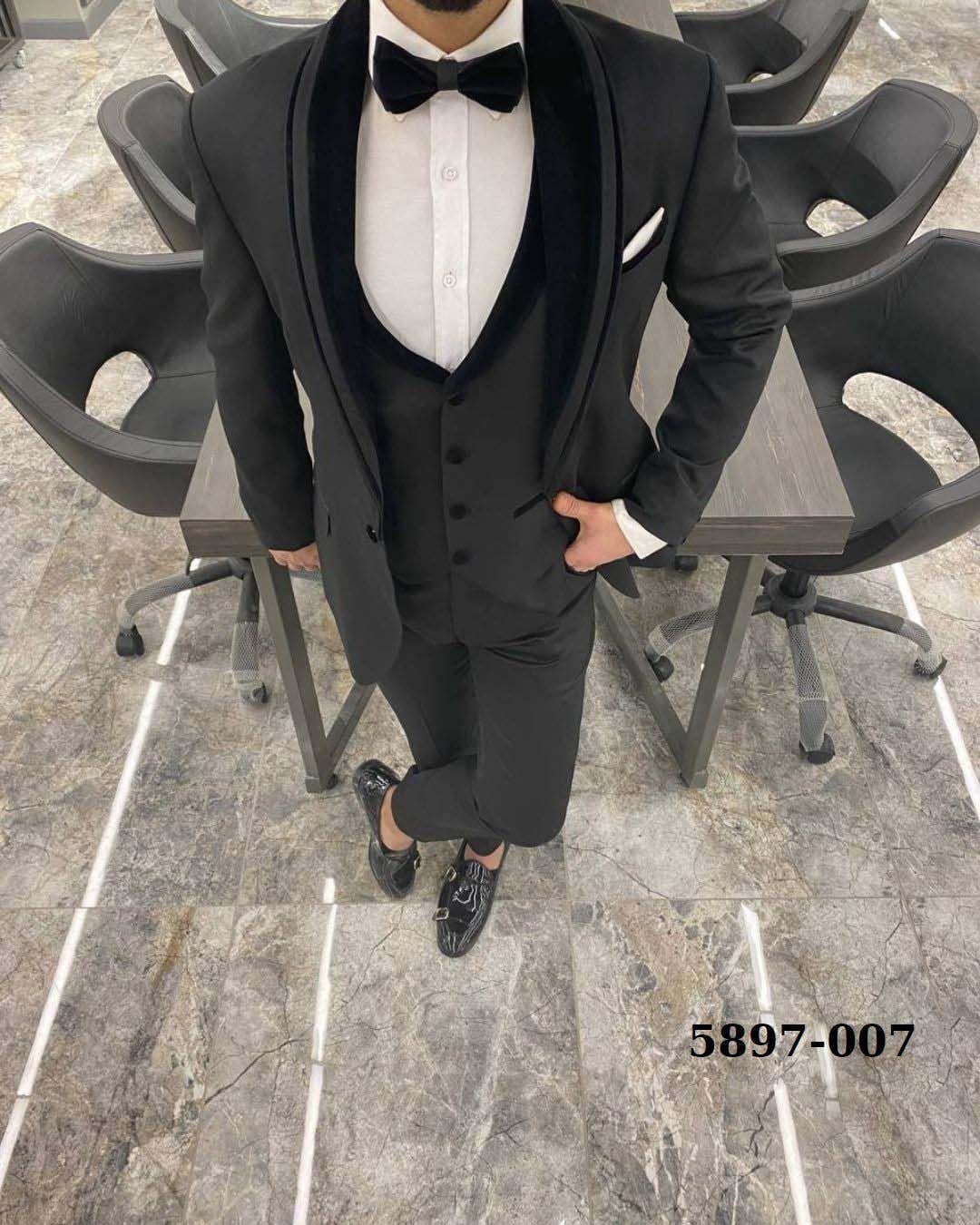 5897 DAMATLIK YELEKLİ TAKIM ELBİSE FV