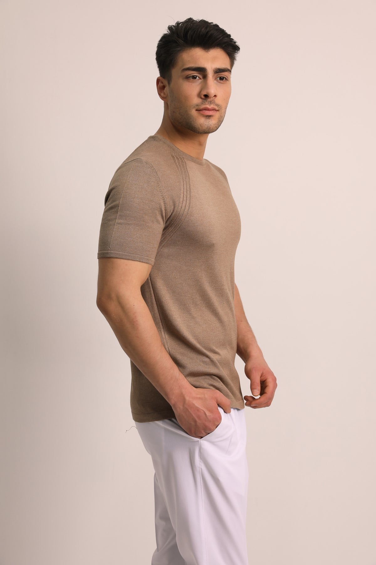 6086 BİSİKLET YAKA TRİKO