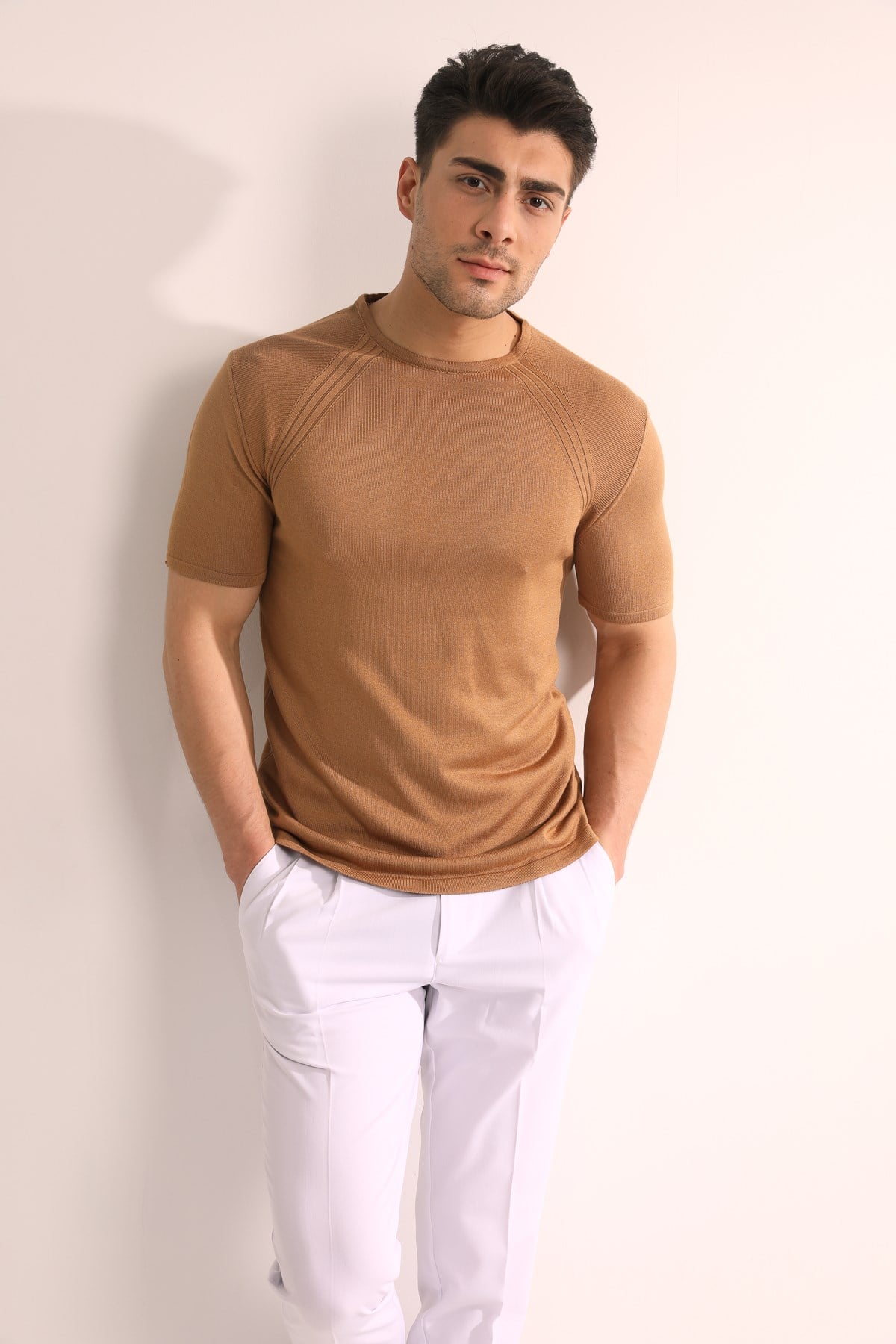 6086 BİSİKLET YAKA TRİKO