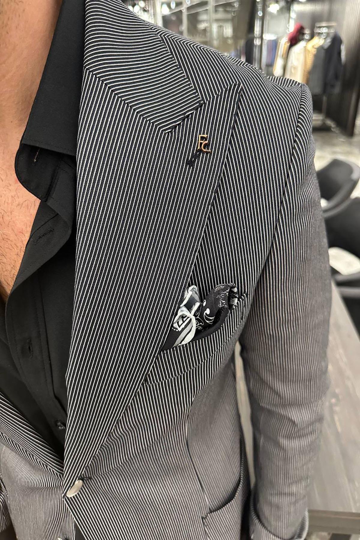METAL BUTTON SINGLE JACKET - SLIM FIT