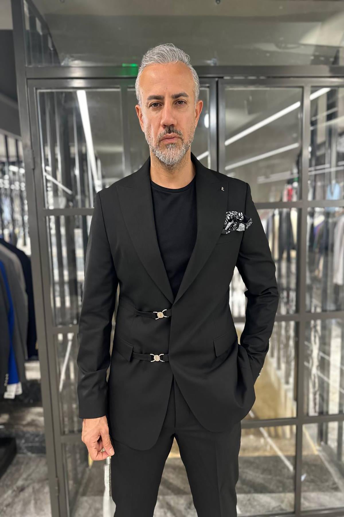 5761 ÇİFT AKSESUARLI TAKIM ELBİSE FV