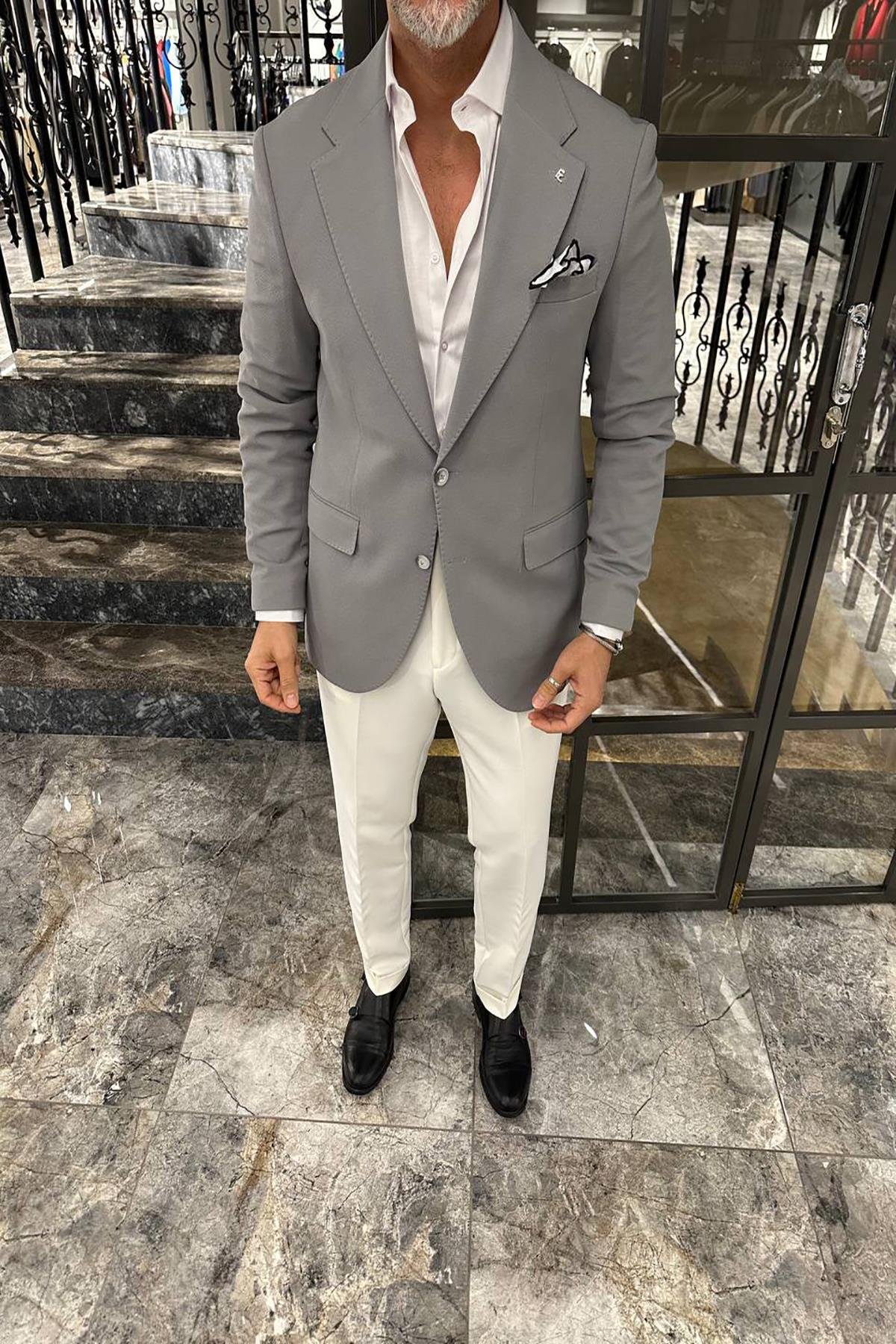 WIDE COLLAR JACKET