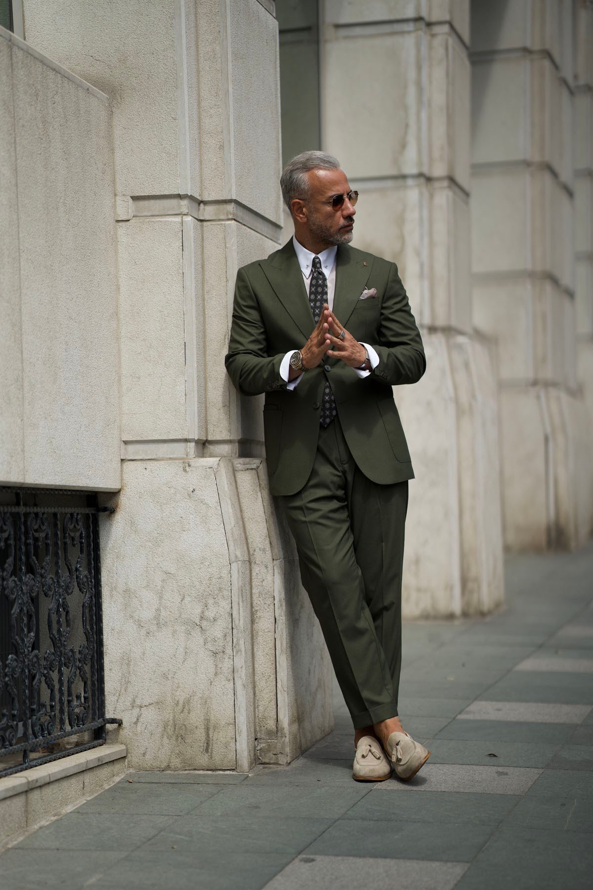 TROUSERS PLEATED SUIT - SLIM FIT
