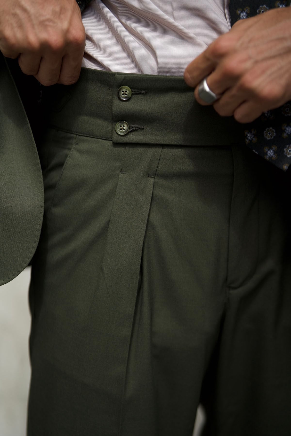 TROUSERS PLEATED SUIT - SLIM FIT