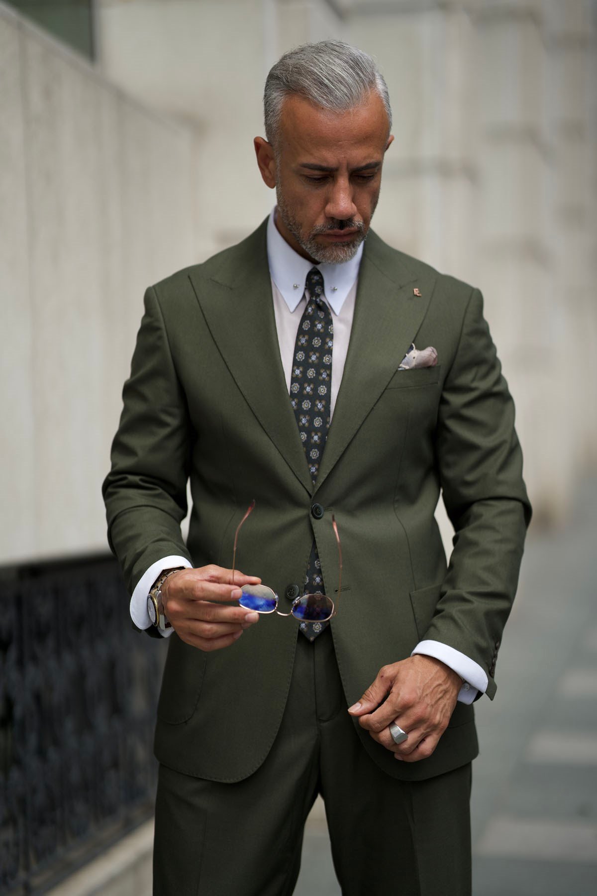 TROUSERS PLEATED SUIT - SLIM FIT
