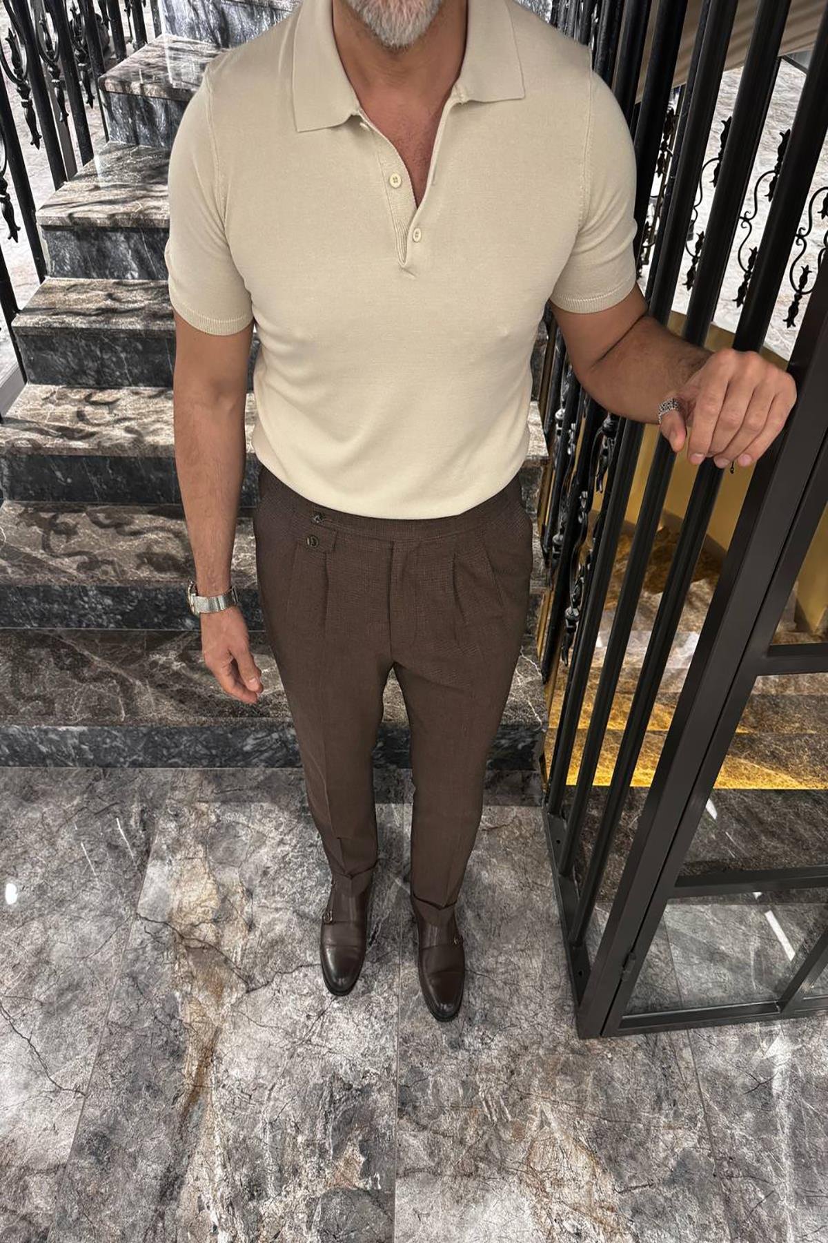 KNITTED POLO SHIRT