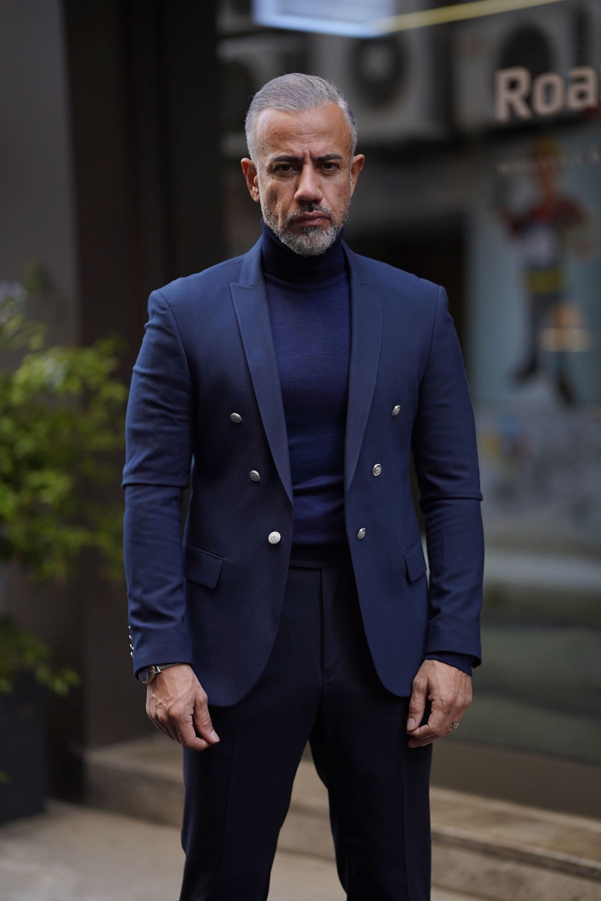 NAVY BLUE SINGLE JACKET SLIM FIT