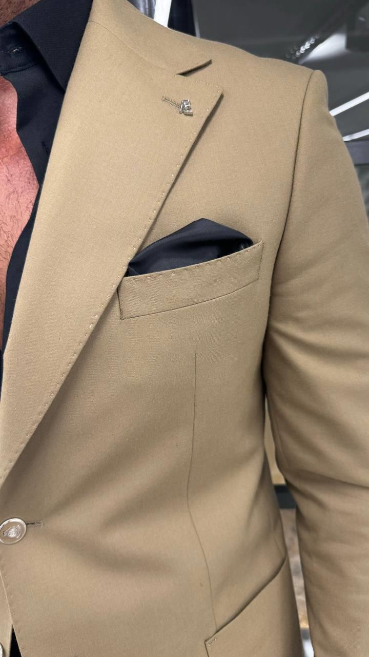 MONO COLLAR WOOL BLAZER