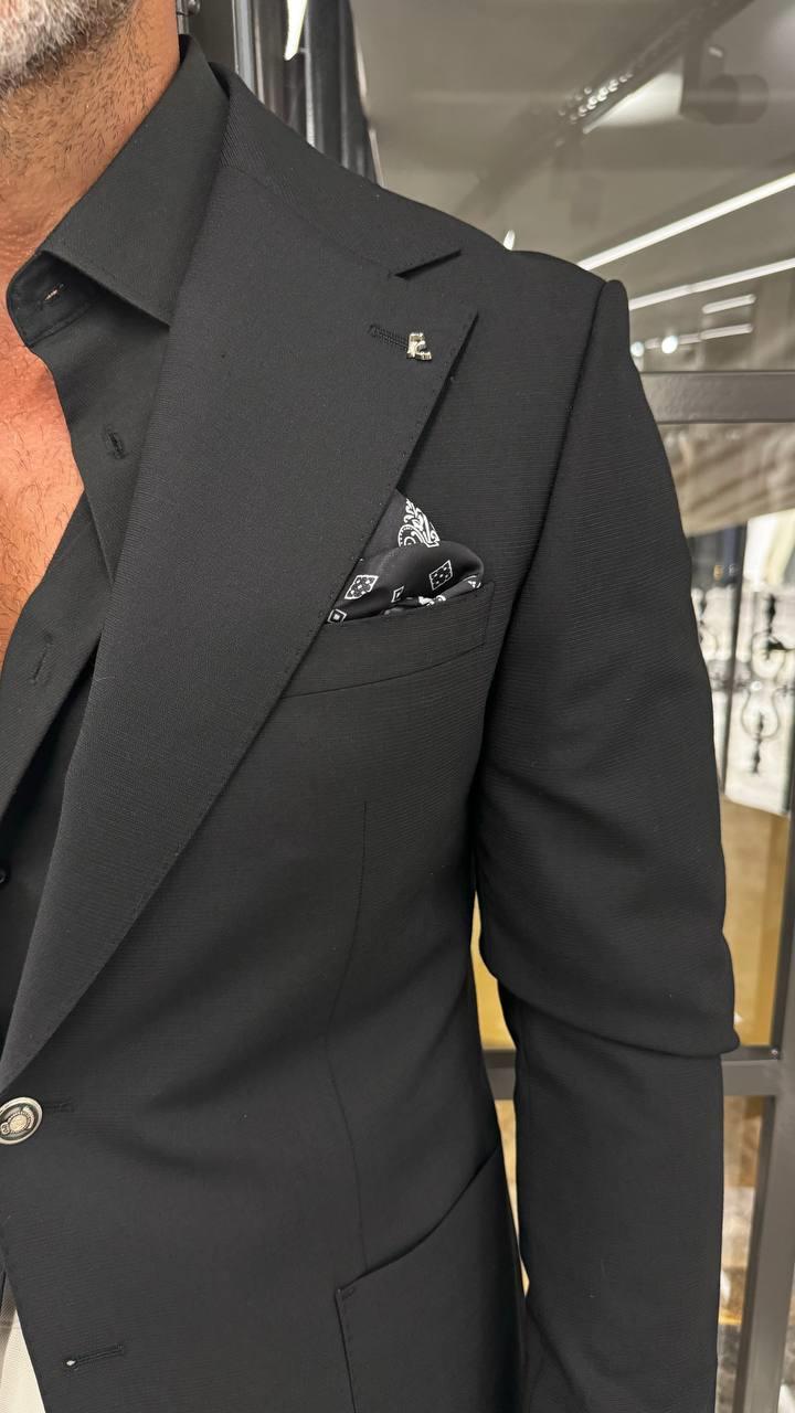 MONO COLLAR WOOL BLAZER