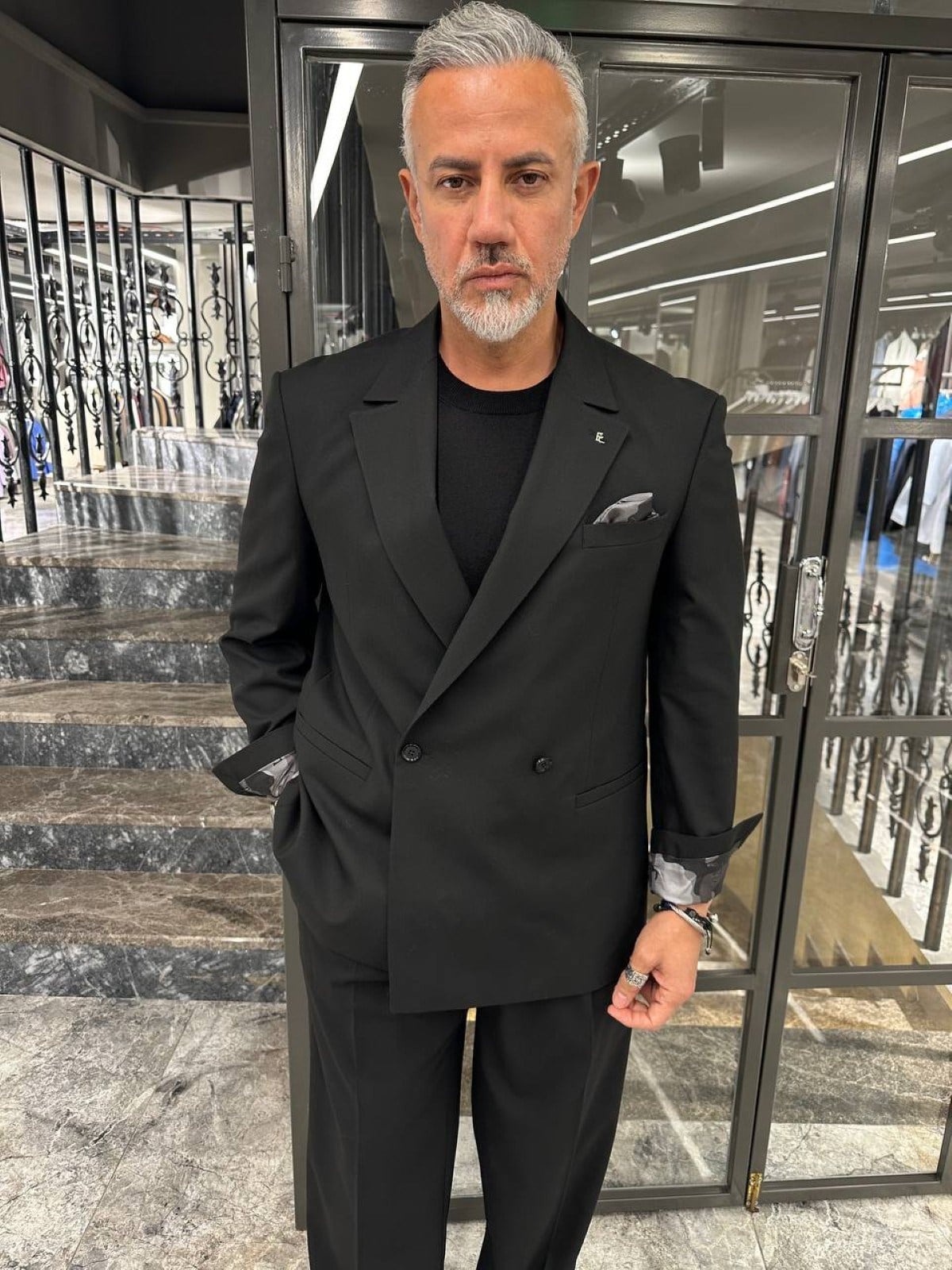  OvERSIZE TEK DÜĞME KRUVAZE TEK DÜĞME TAKIM ELBİSE 