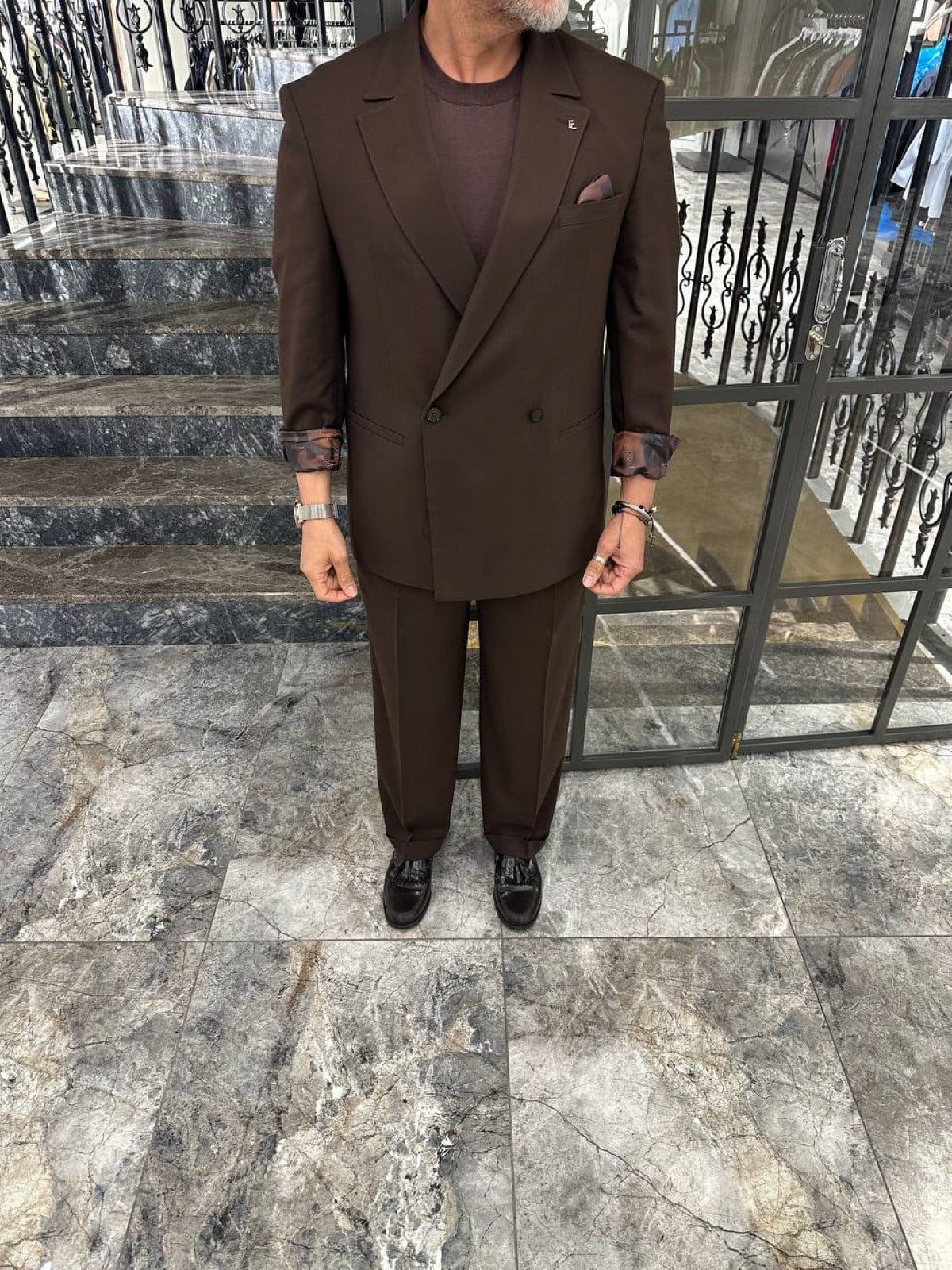  OvERSIZE TEK DÜĞME KRUVAZE TEK DÜĞME TAKIM ELBİSE 