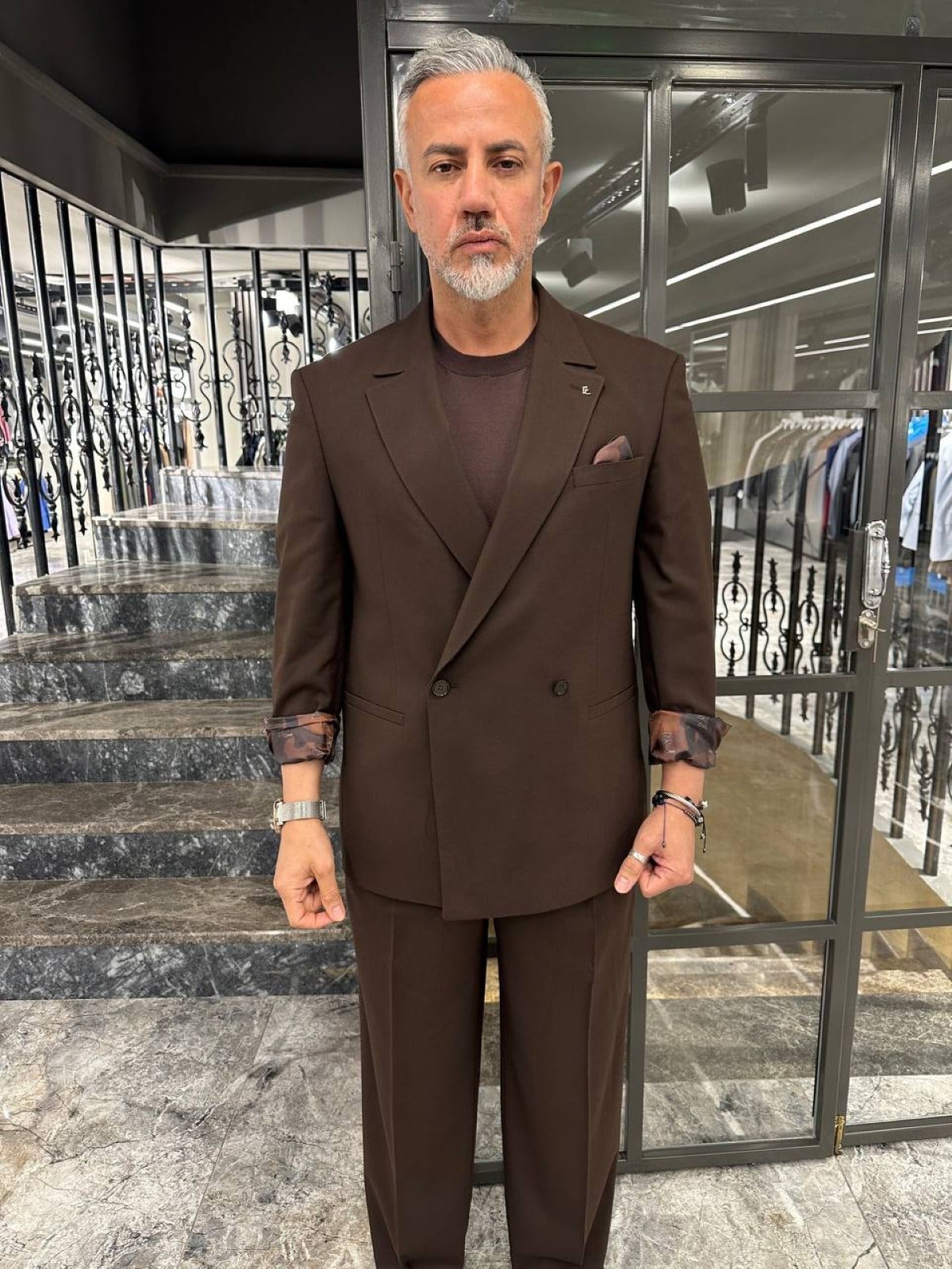  OvERSIZE TEK DÜĞME KRUVAZE TEK DÜĞME TAKIM ELBİSE 