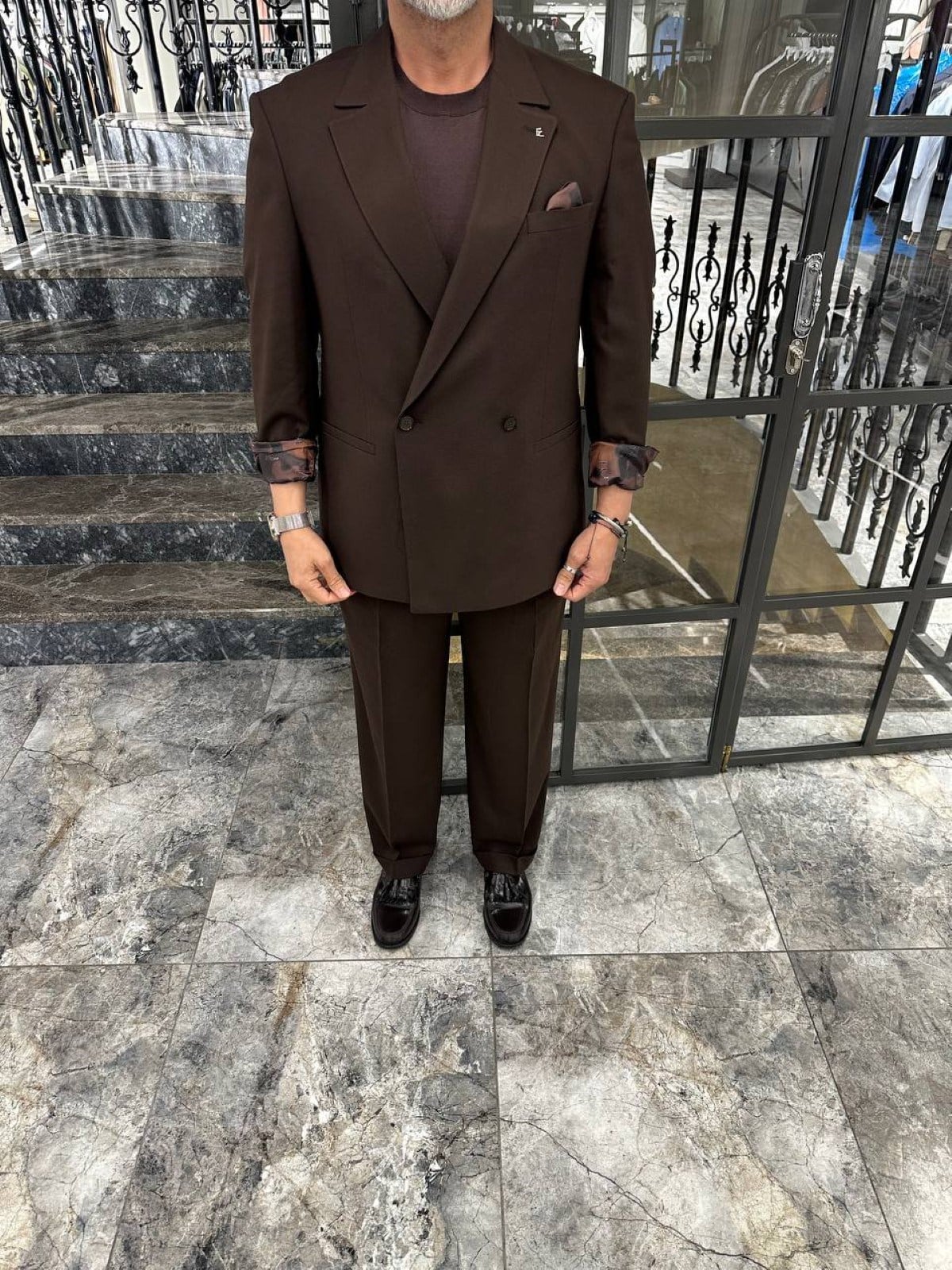  OvERSIZE TEK DÜĞME KRUVAZE TEK DÜĞME TAKIM ELBİSE 