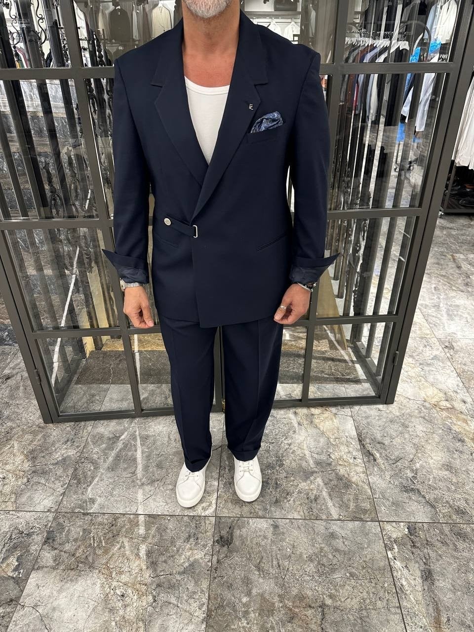  OVERSIZE KEMERLİ ÇITÇITLI TAKIM ELBİSE FV
