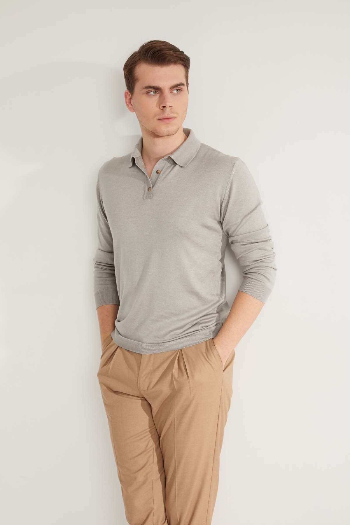 TURTLENECK COLLAR KNITWEAR - SLIM FIT