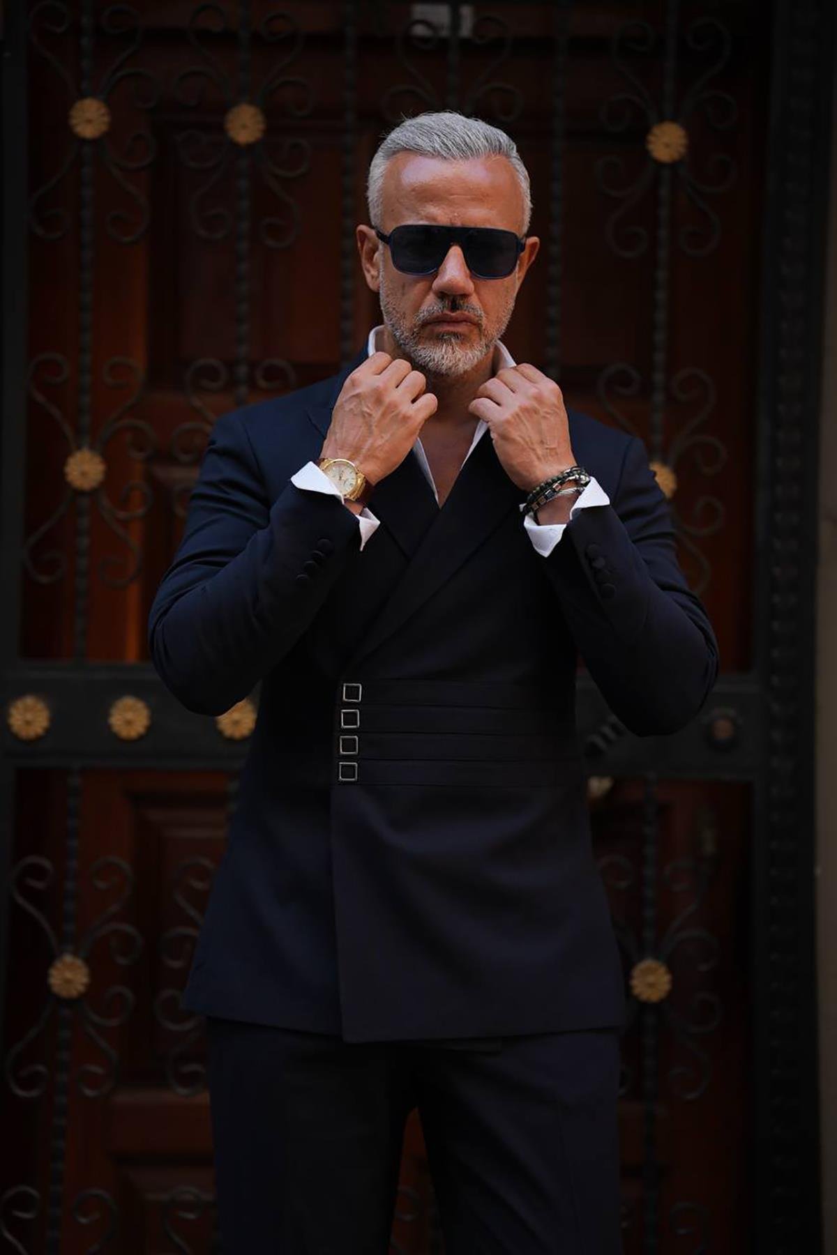 DÖRT ŞERİTLİ ÇITÇITLI TAKIM ELBİSE 