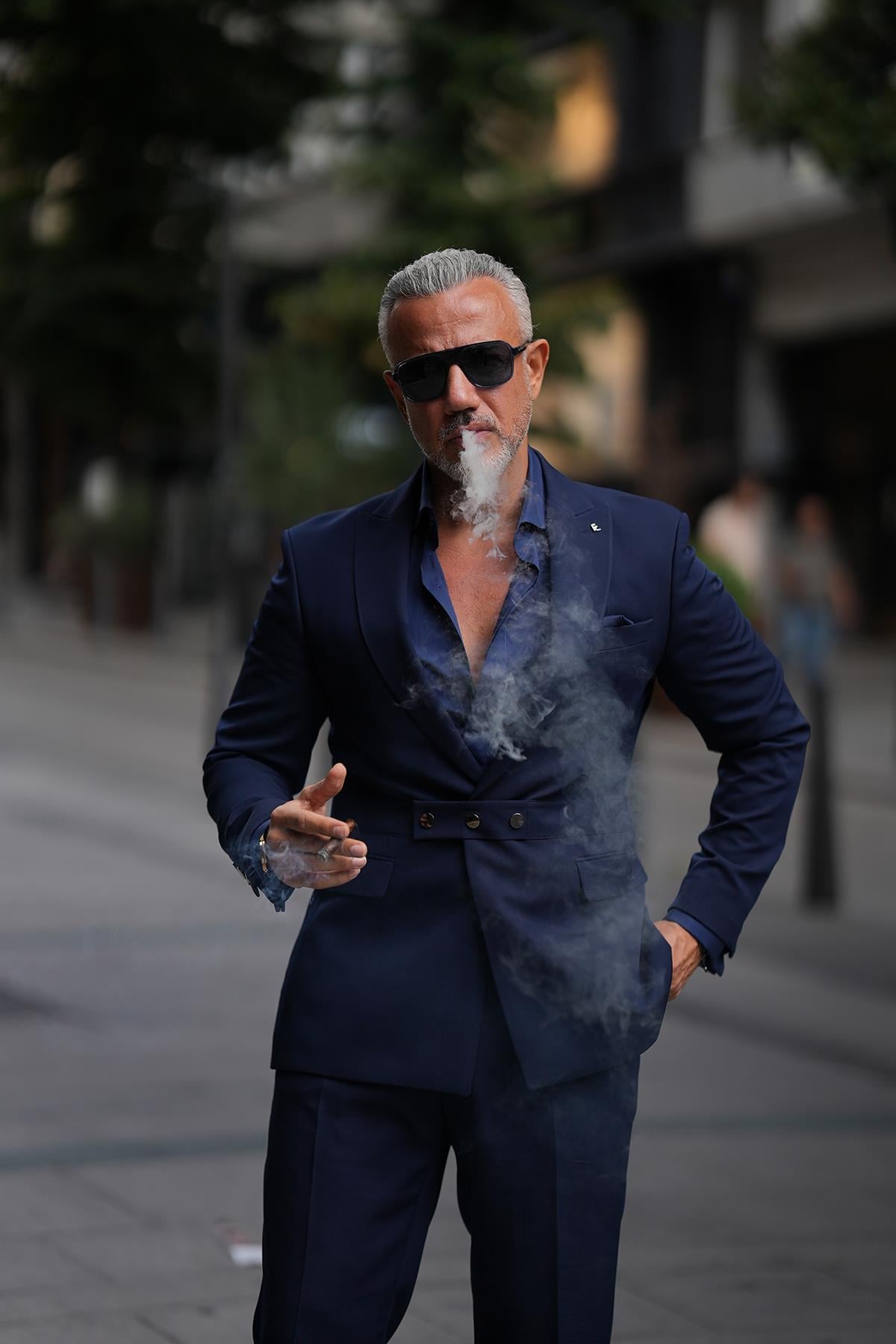  SİVRİ YAKA KUŞAĞI ÇITÇITLI TAKIM ELBİSE 
