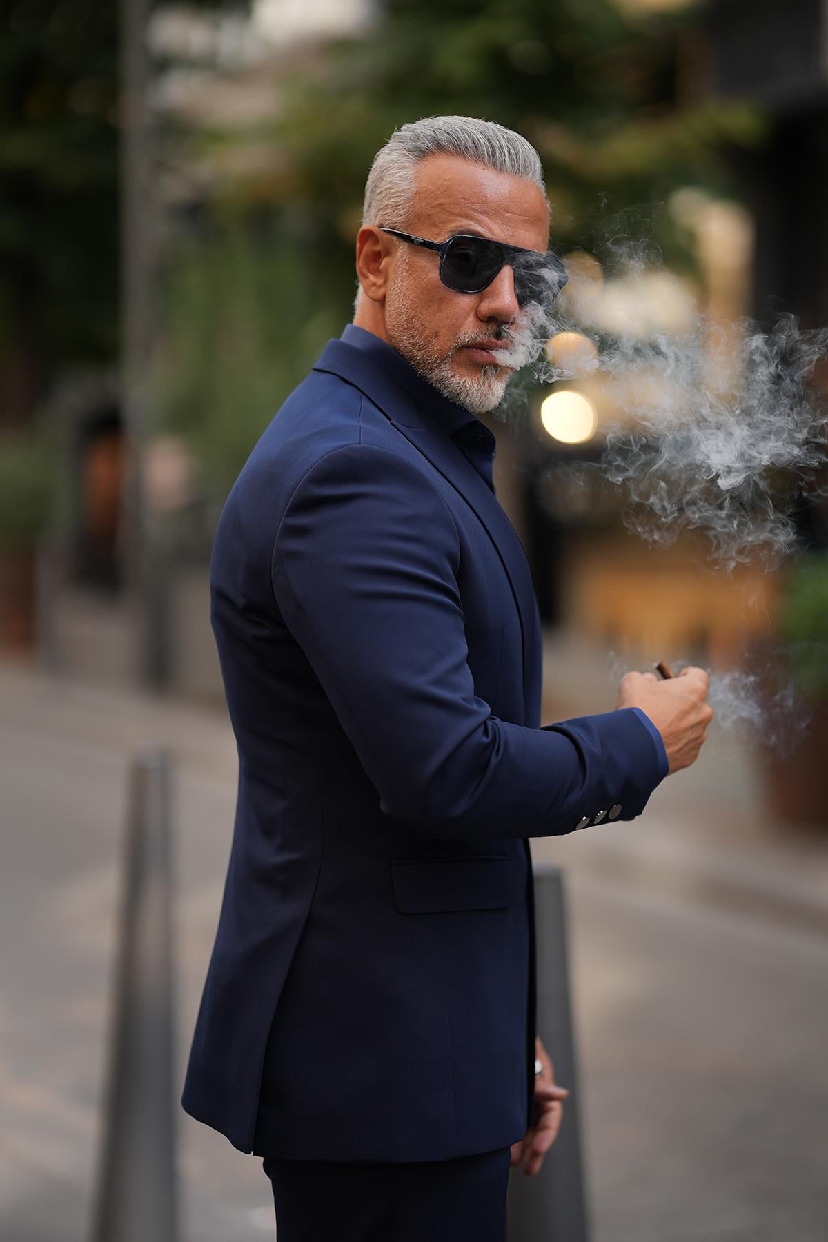  SİVRİ YAKA KUŞAĞI ÇITÇITLI TAKIM ELBİSE 