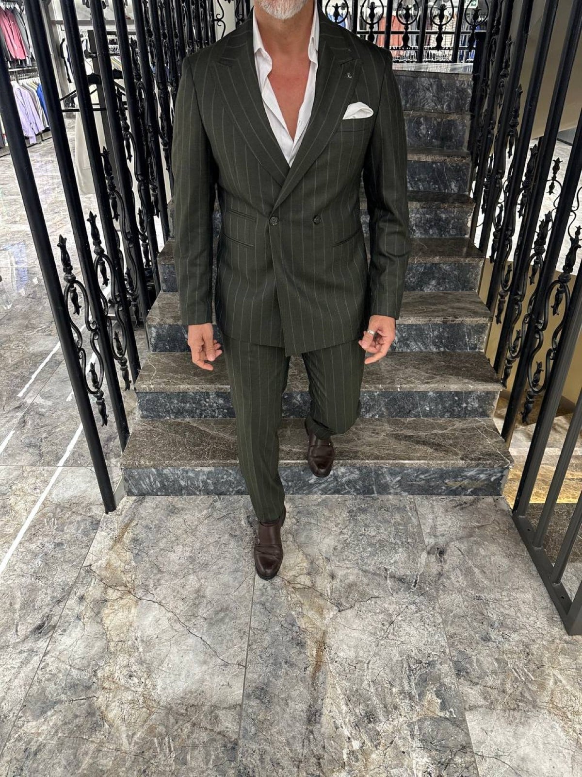 STRIPED DB SUIT