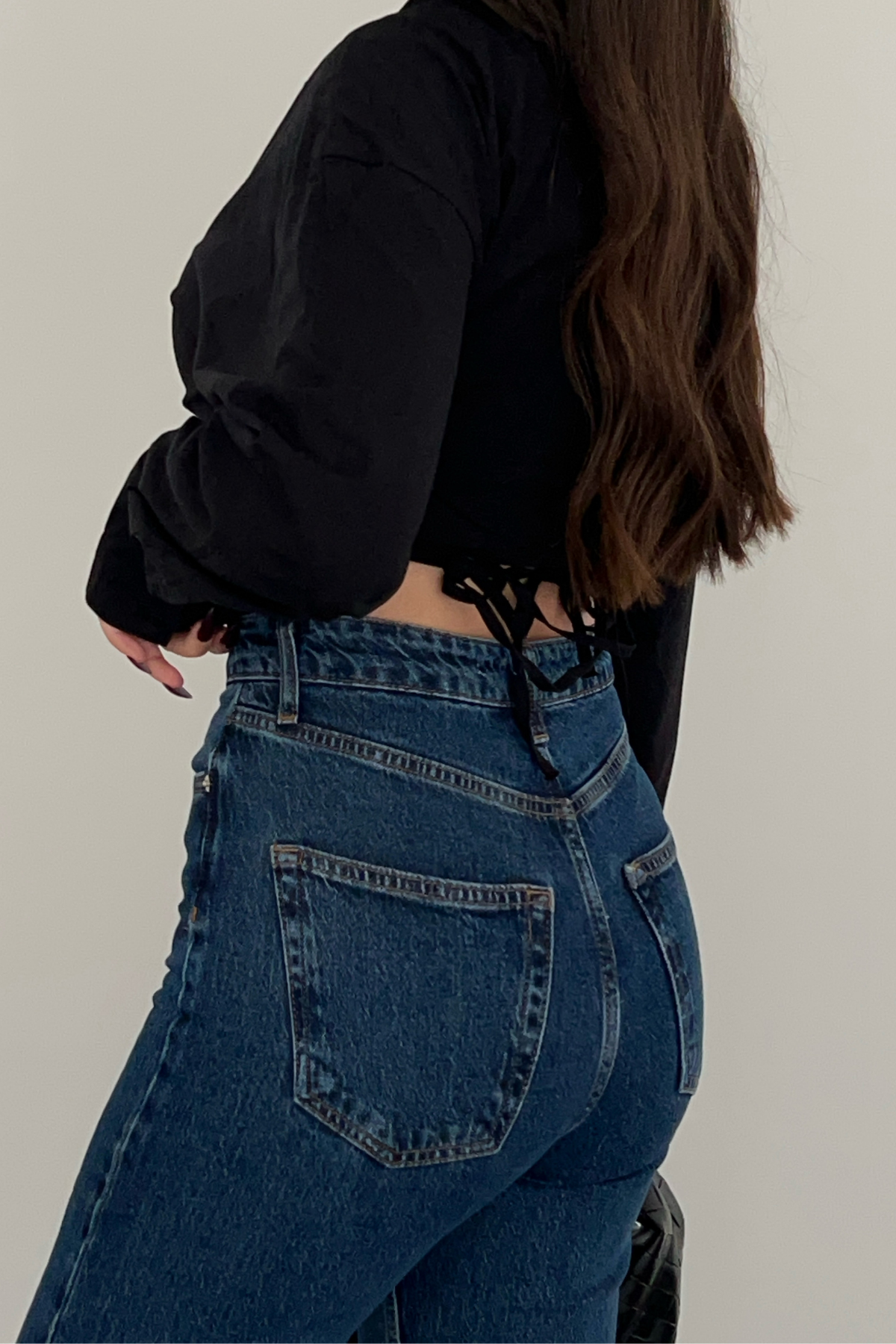 DARK BLUE ELİSSA JEAN WİDE LEG