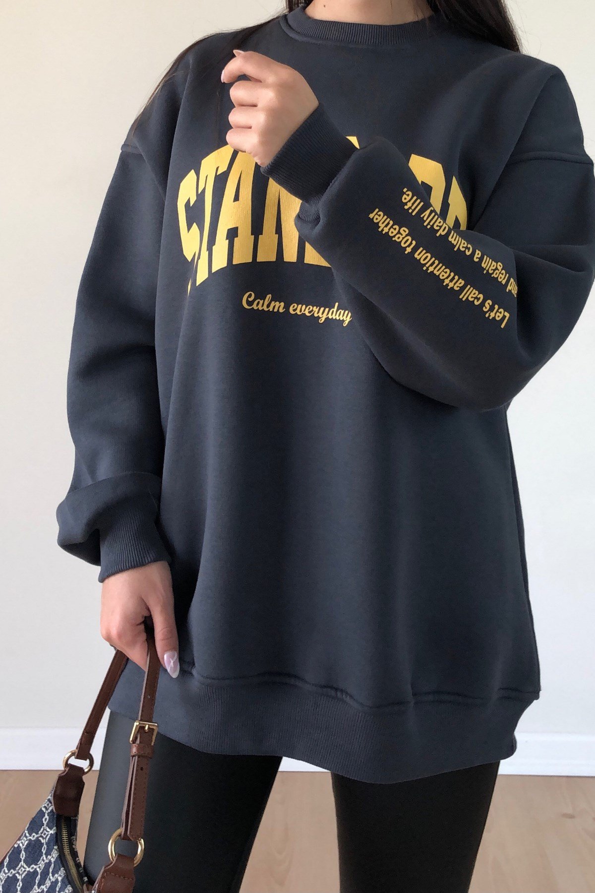 FÜME BASİC SWEATSHİRT