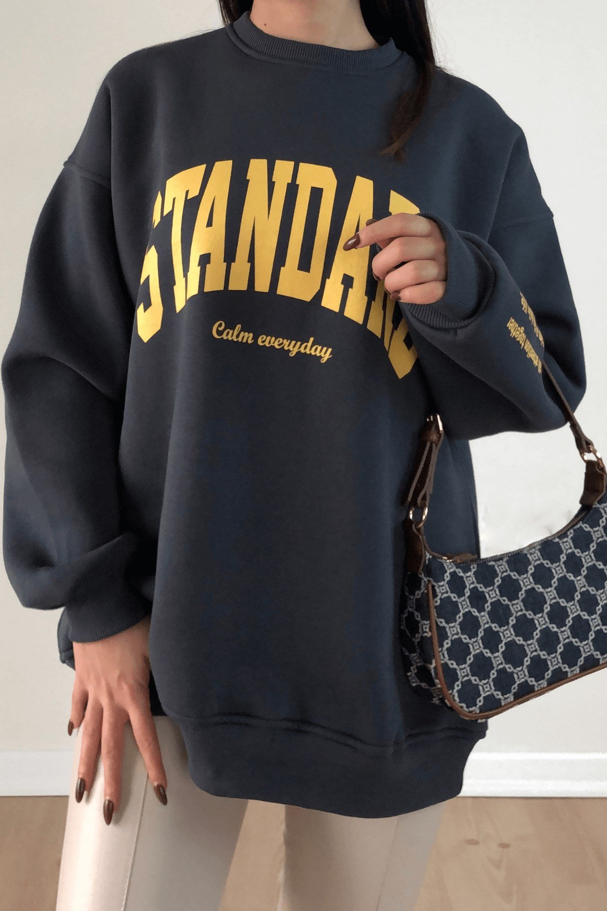 FÜME BASİC SWEATSHİRT