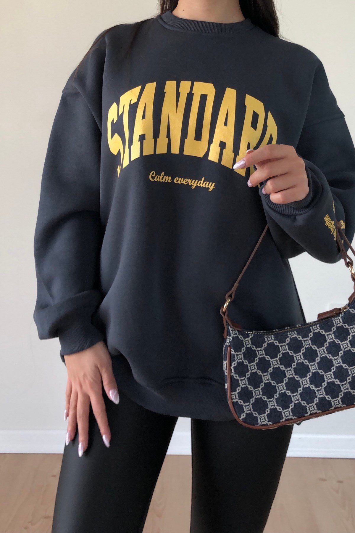 FÜME BASİC SWEATSHİRT