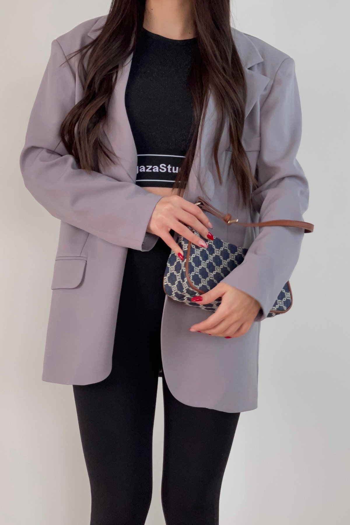 GRİ BLAZER CEKET