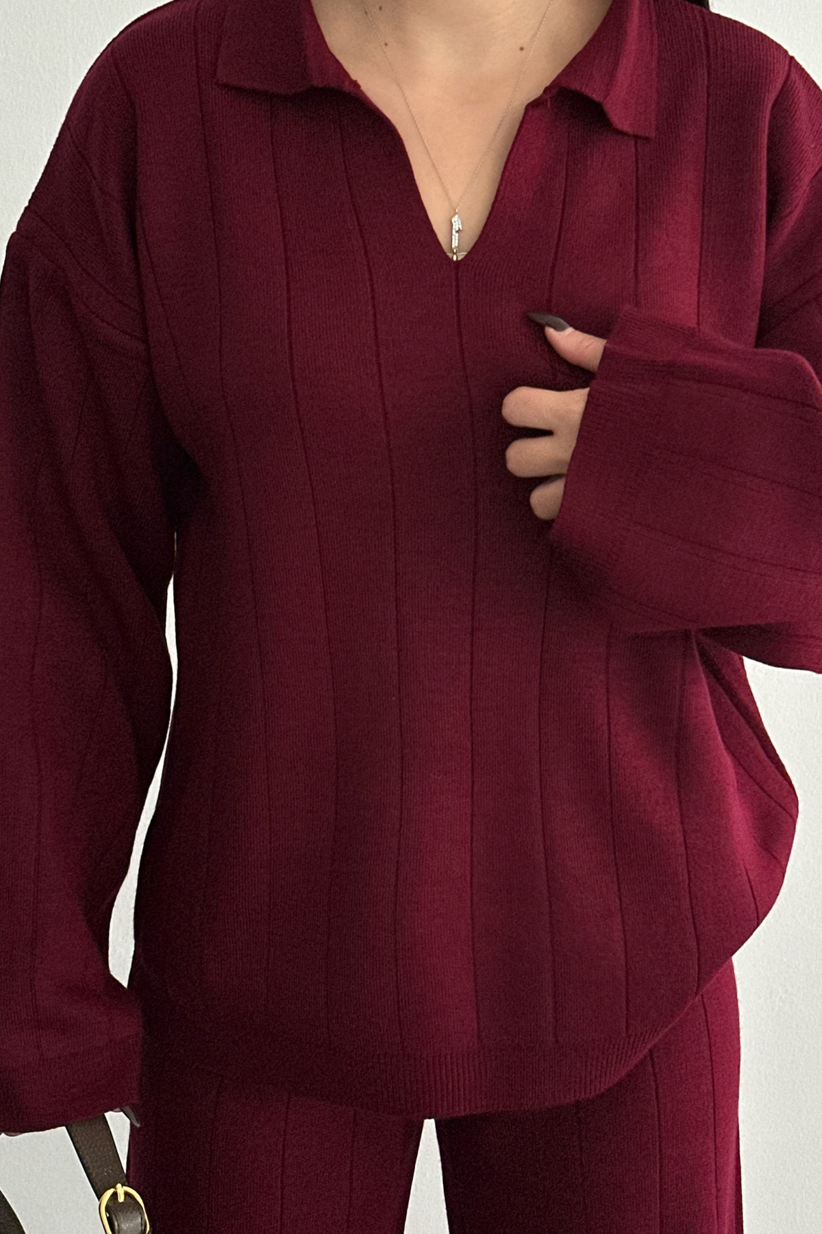 PREMİUM BORDO TRİKO TAKIM