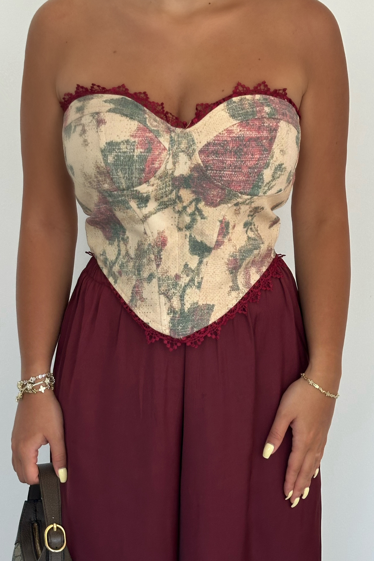 PREMİUM SATEN BORDO PANTOLON