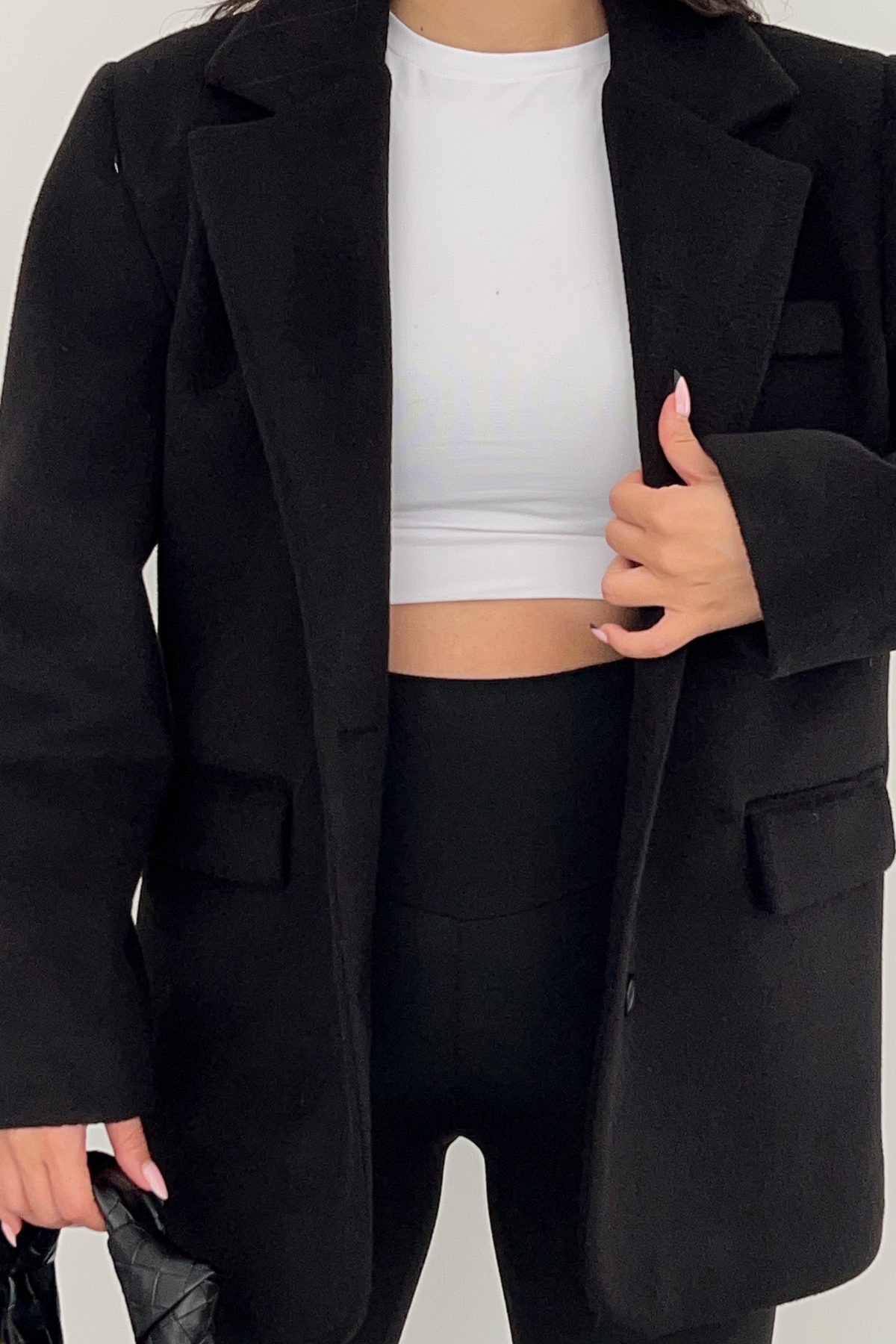 PREMİUM SİYAH YÜN BLAZER CEKET