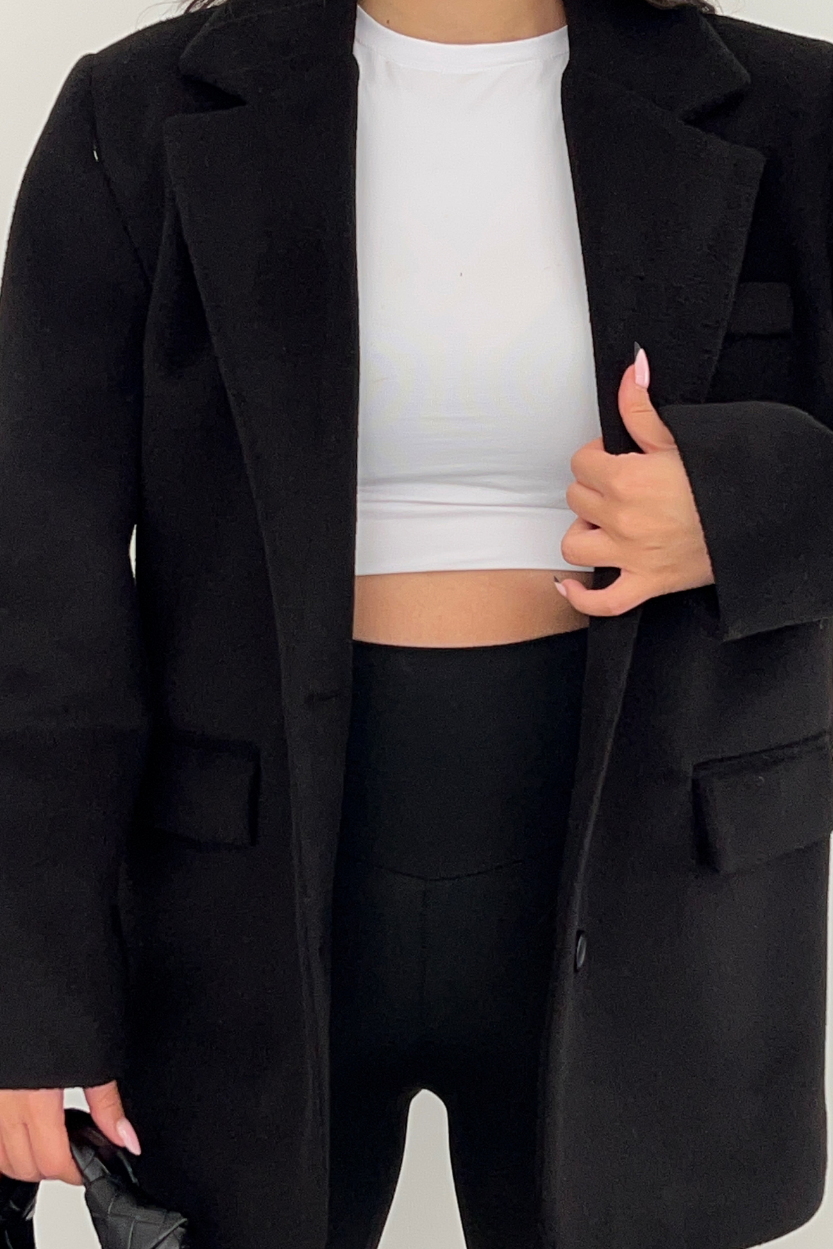 PREMİUM SİYAH YÜN BLAZER CEKET