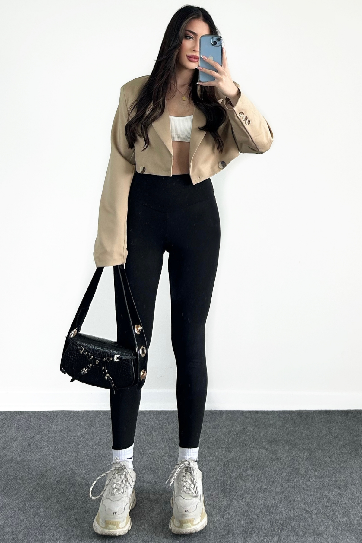 VATKALI CROP BLAZER CEKET