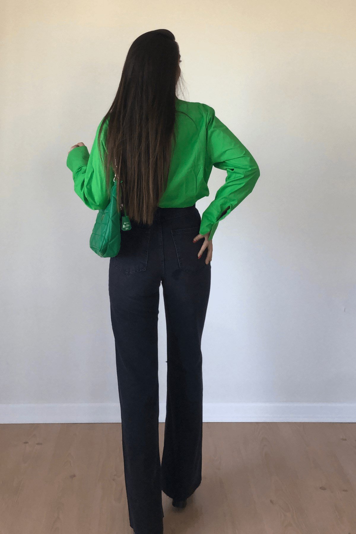 ZARA MODEL FÜME DİZİ YIRTIK JEAN 