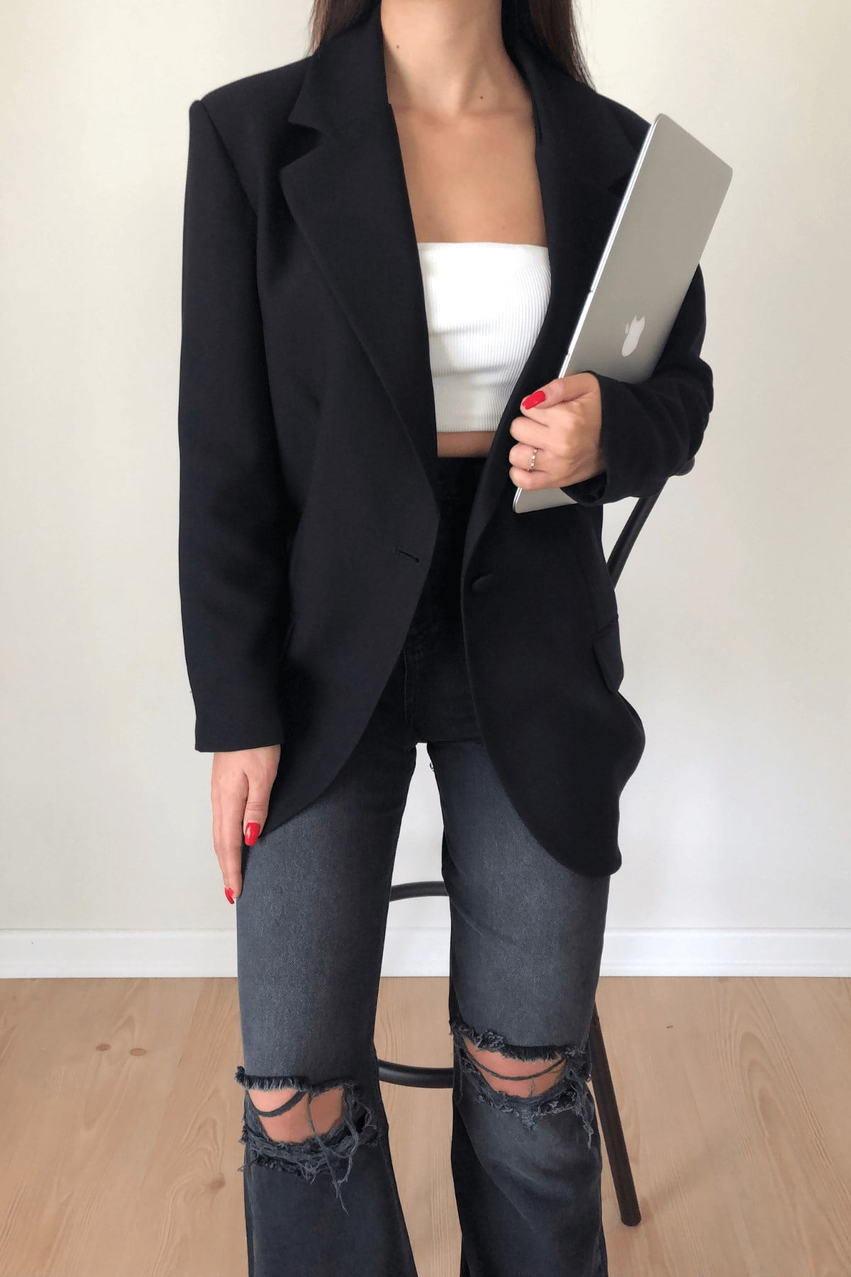 ZARA MODEL TEL DÜĞMELİ CEKET