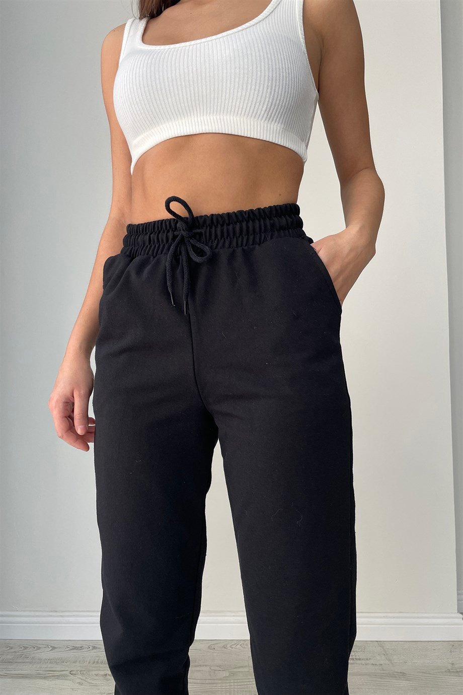	Kadın Yüksek Bel Siyah Jogger EşfomanSun Victoria