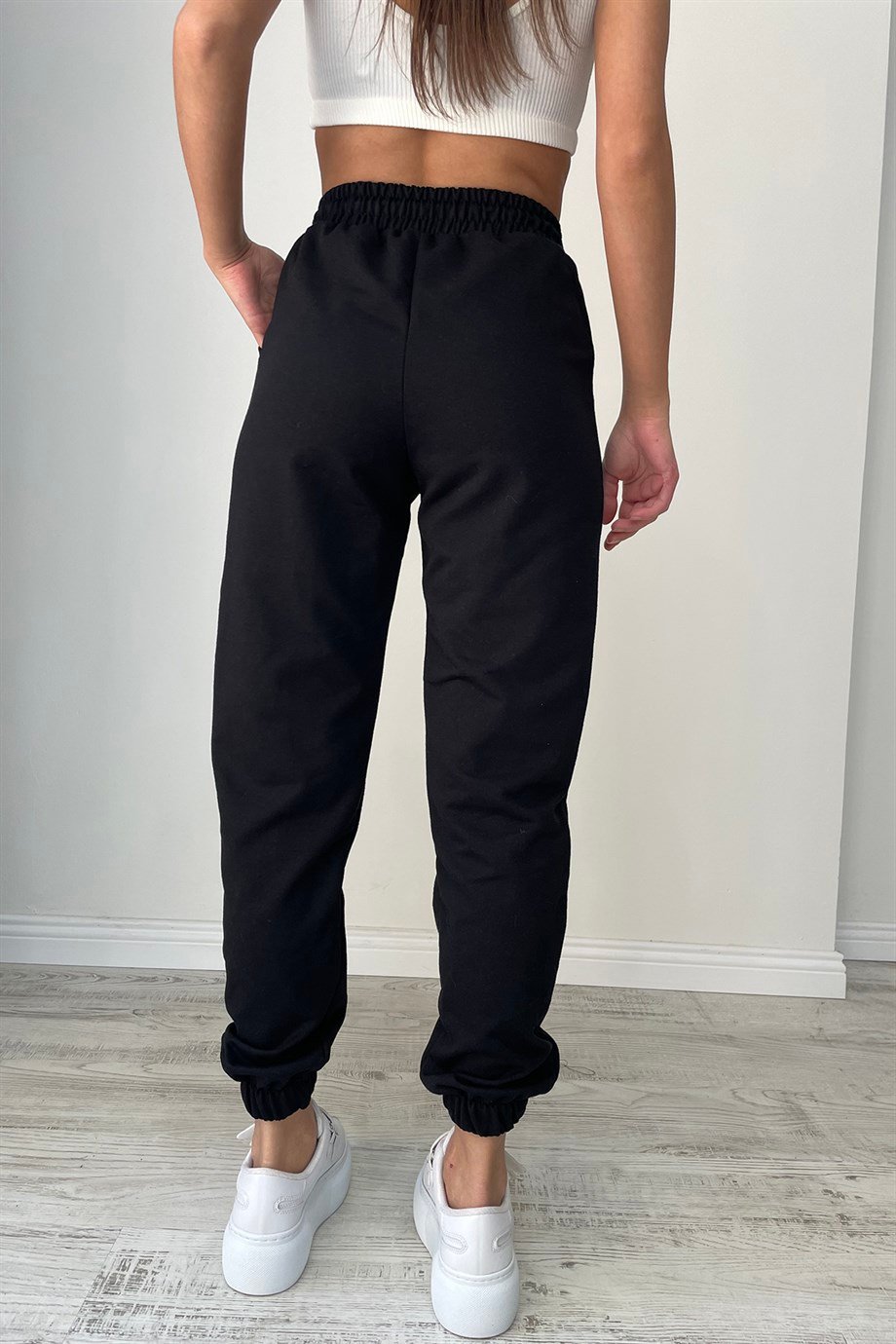 	Kadın Yüksek Bel Siyah Jogger EşfomanSun Victoria