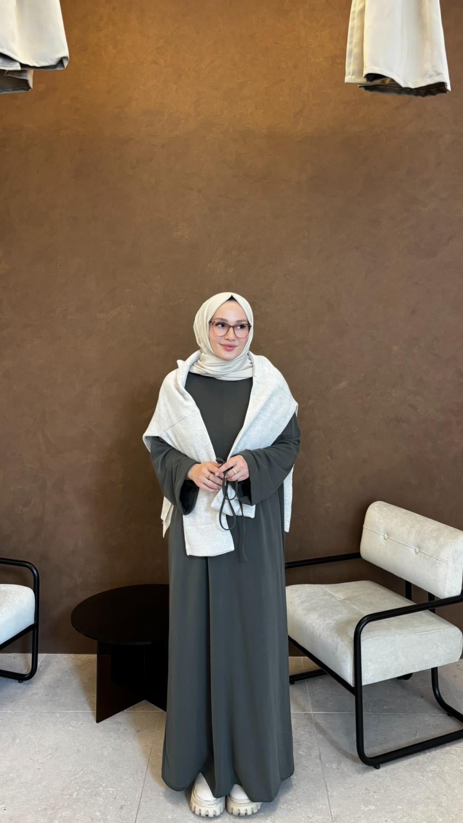 Modal Oysho Elbise-Yeşil