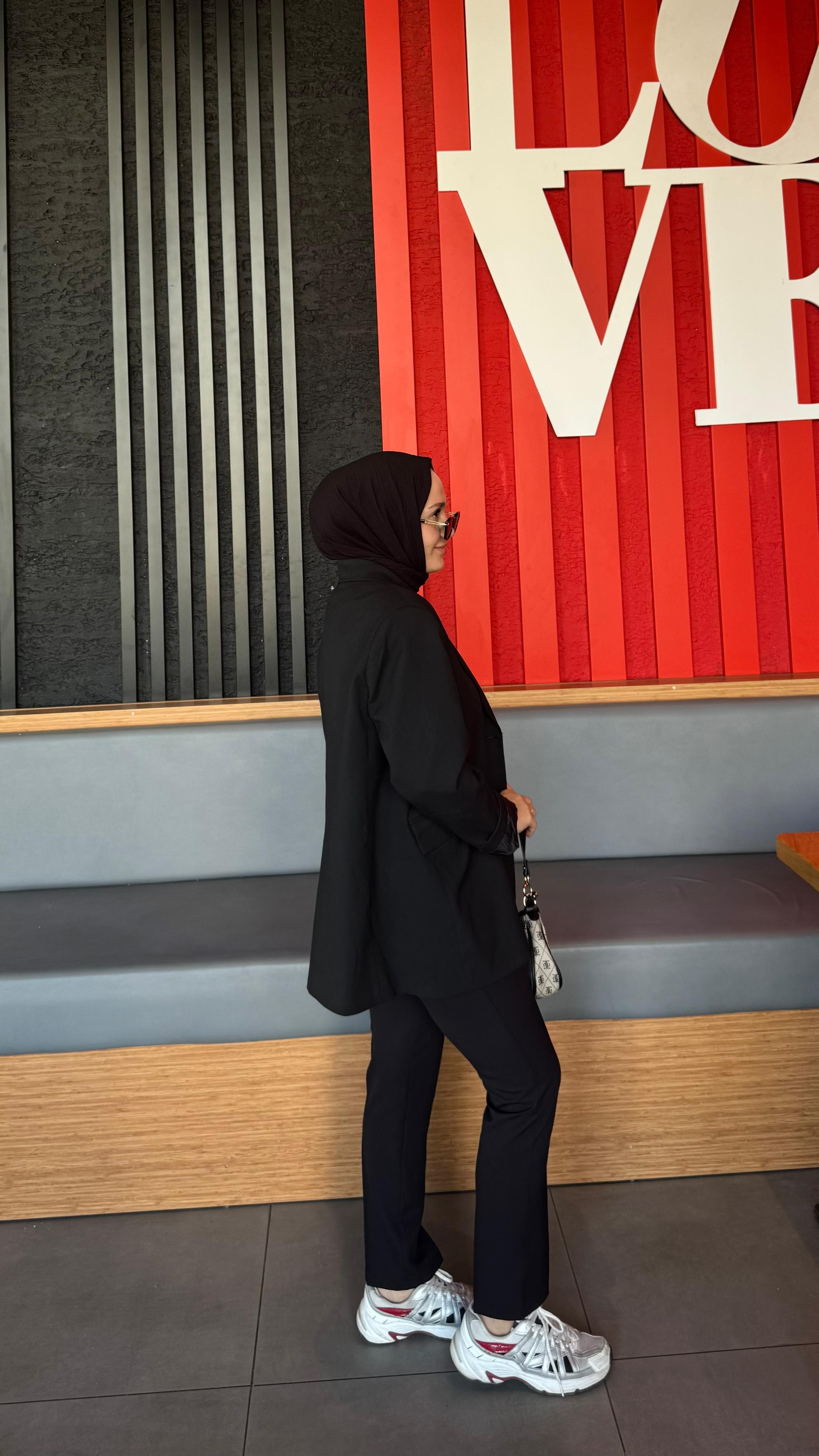 Oversize Ceket Siyah