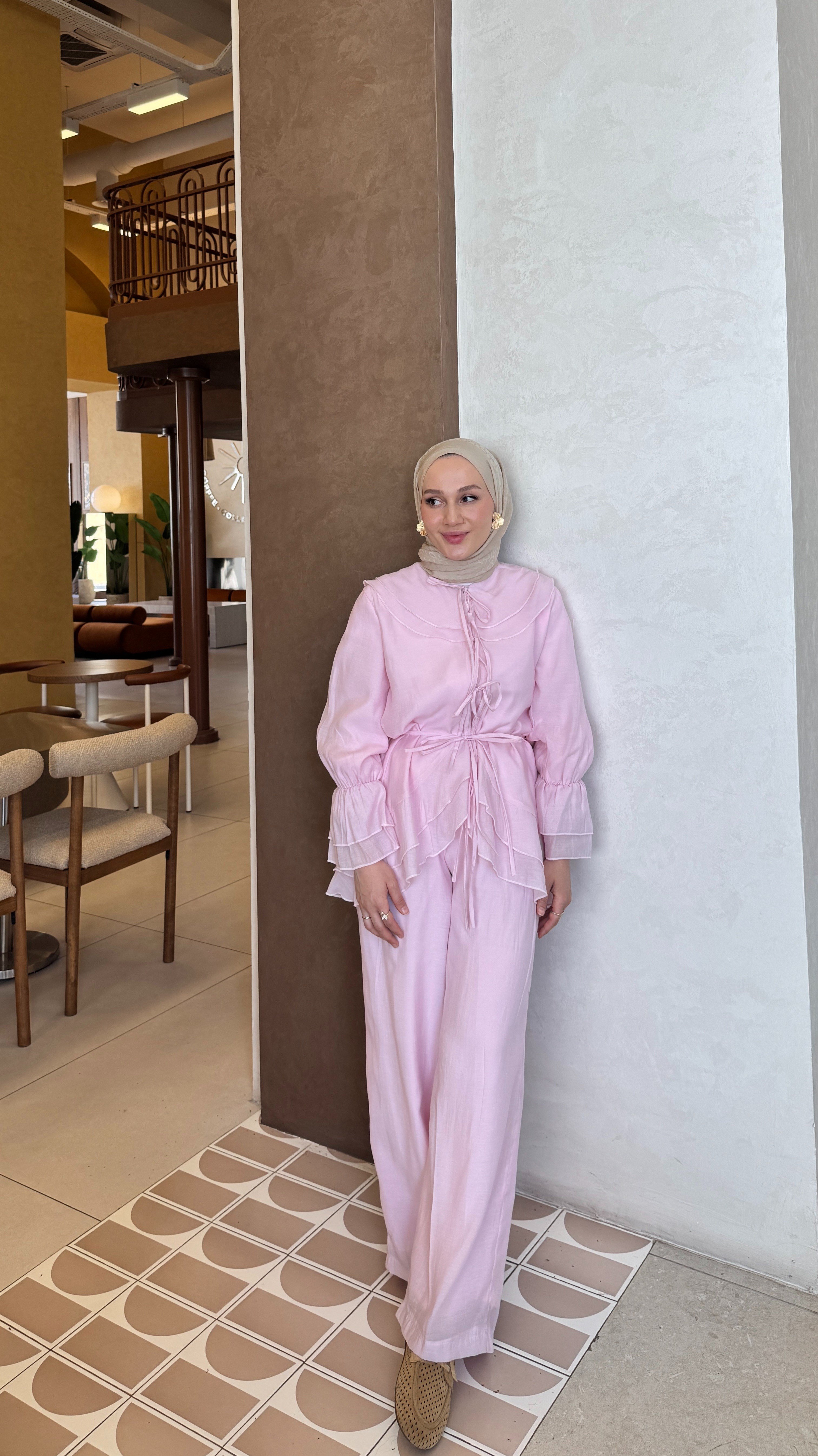 Peony Takım - Pembe