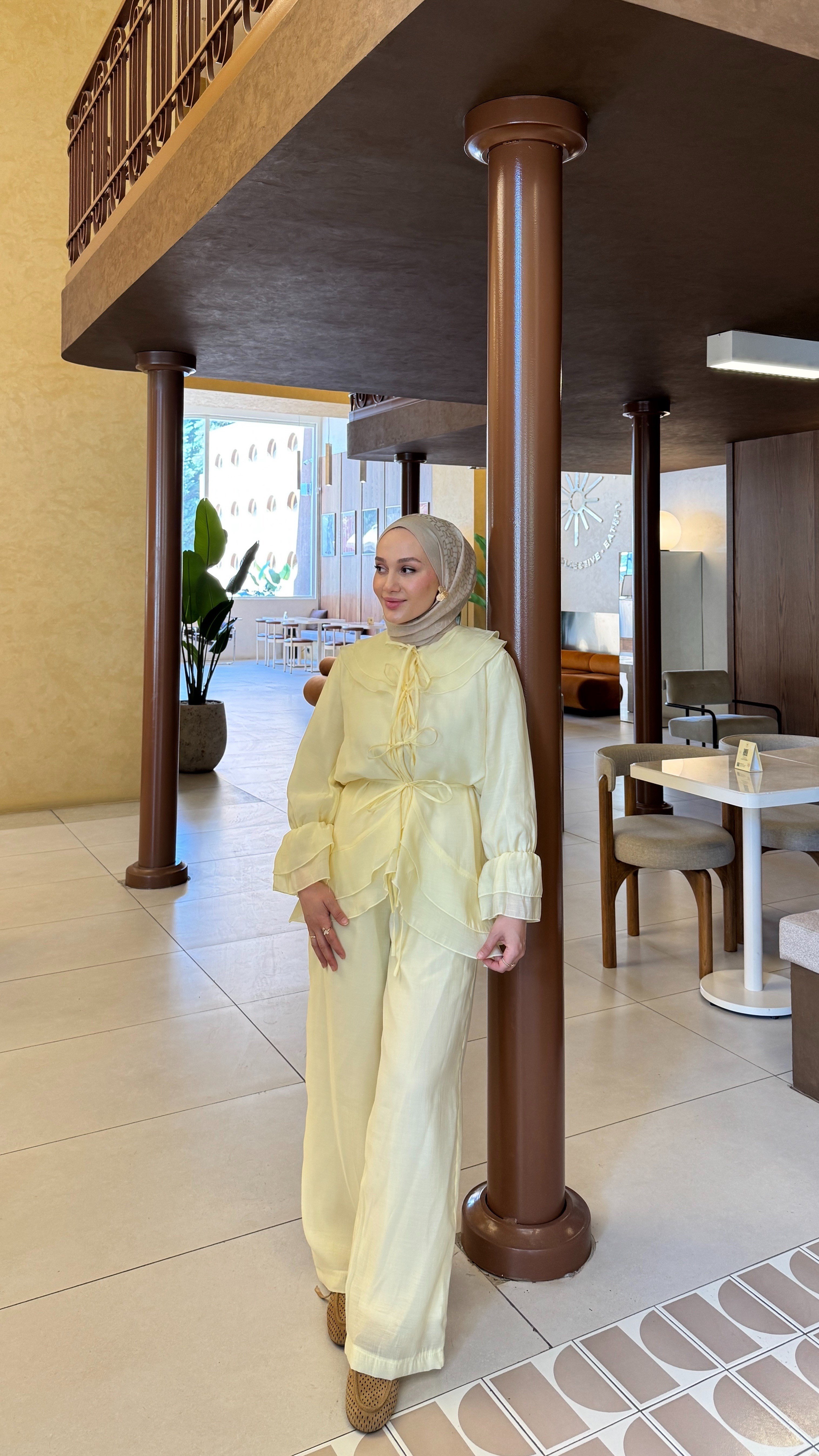 Peony Takım - Sarı