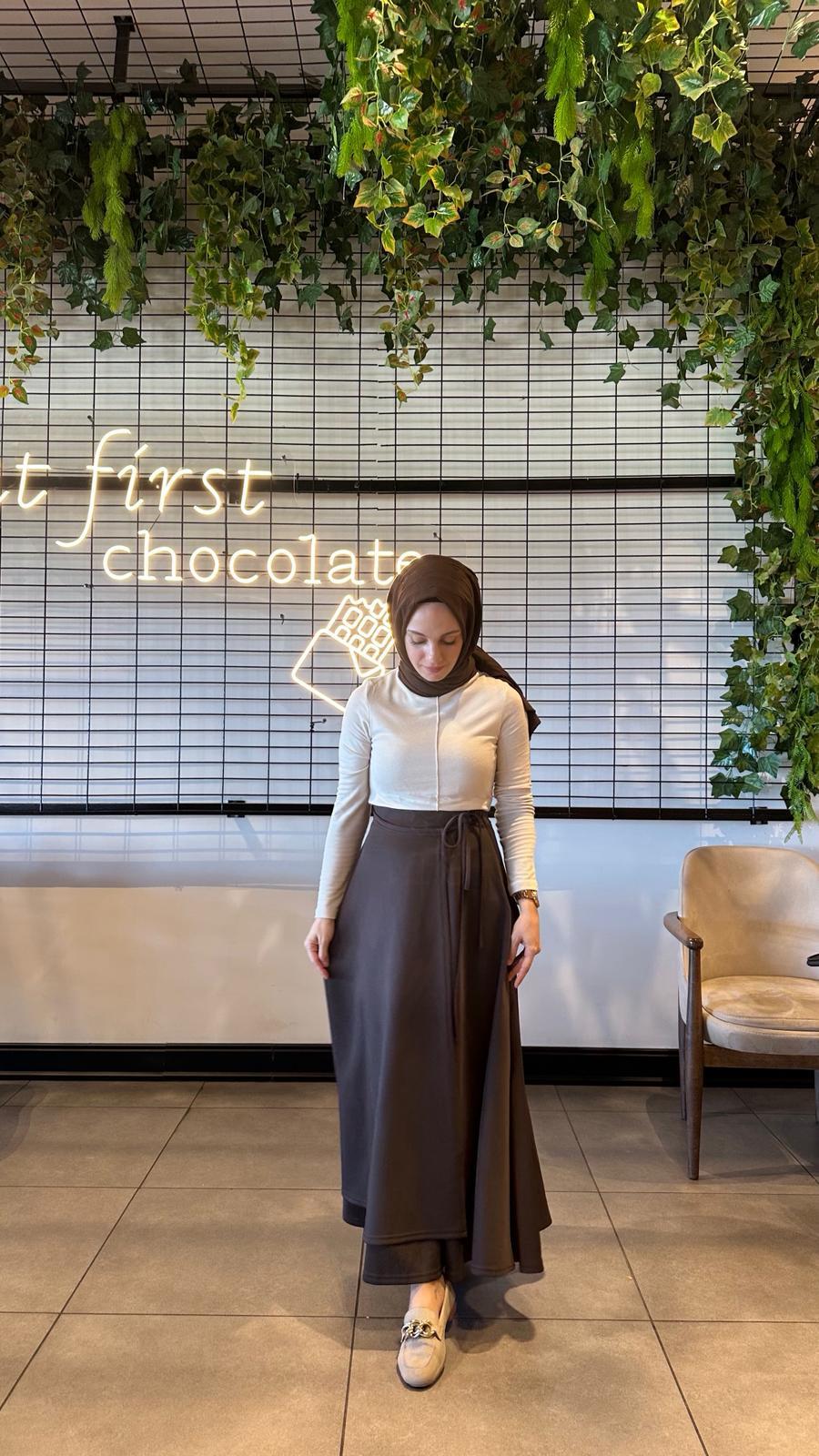 pinterest etek-kahve