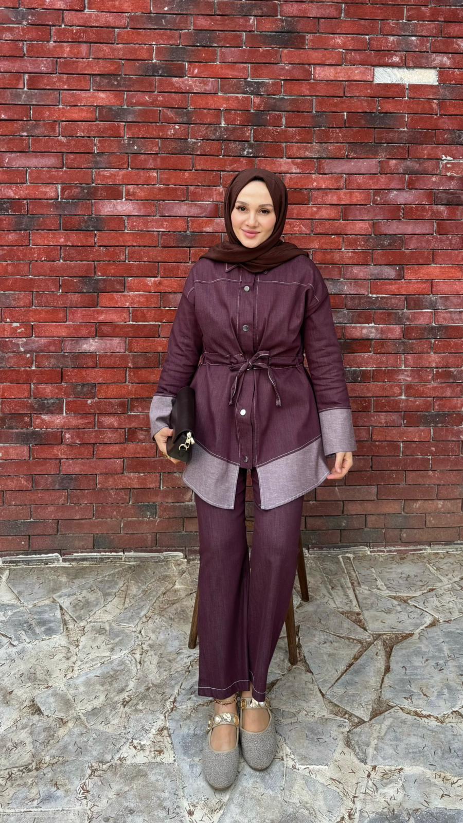 Twin Takım-Bordo