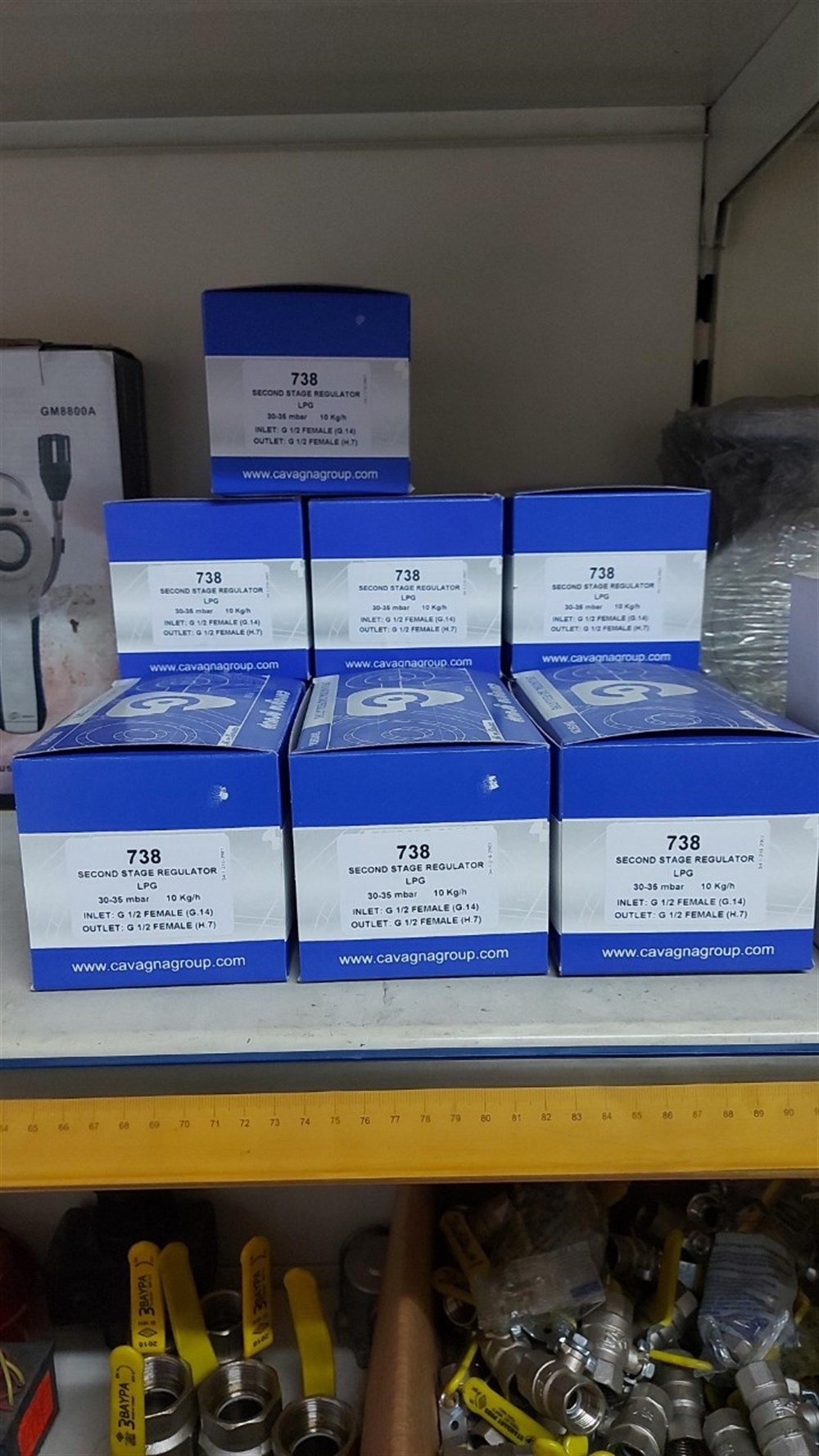 Reca 2.kademe 4 kg/h LPG Regülatör
