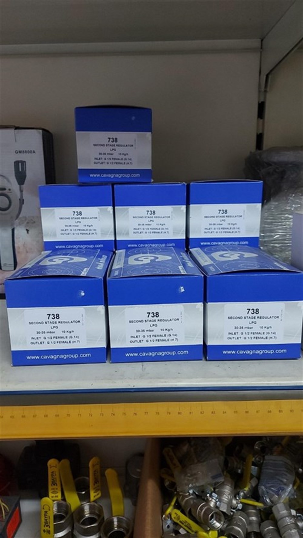 Reca 2.kademe 4 kg/h LPG Regülatör